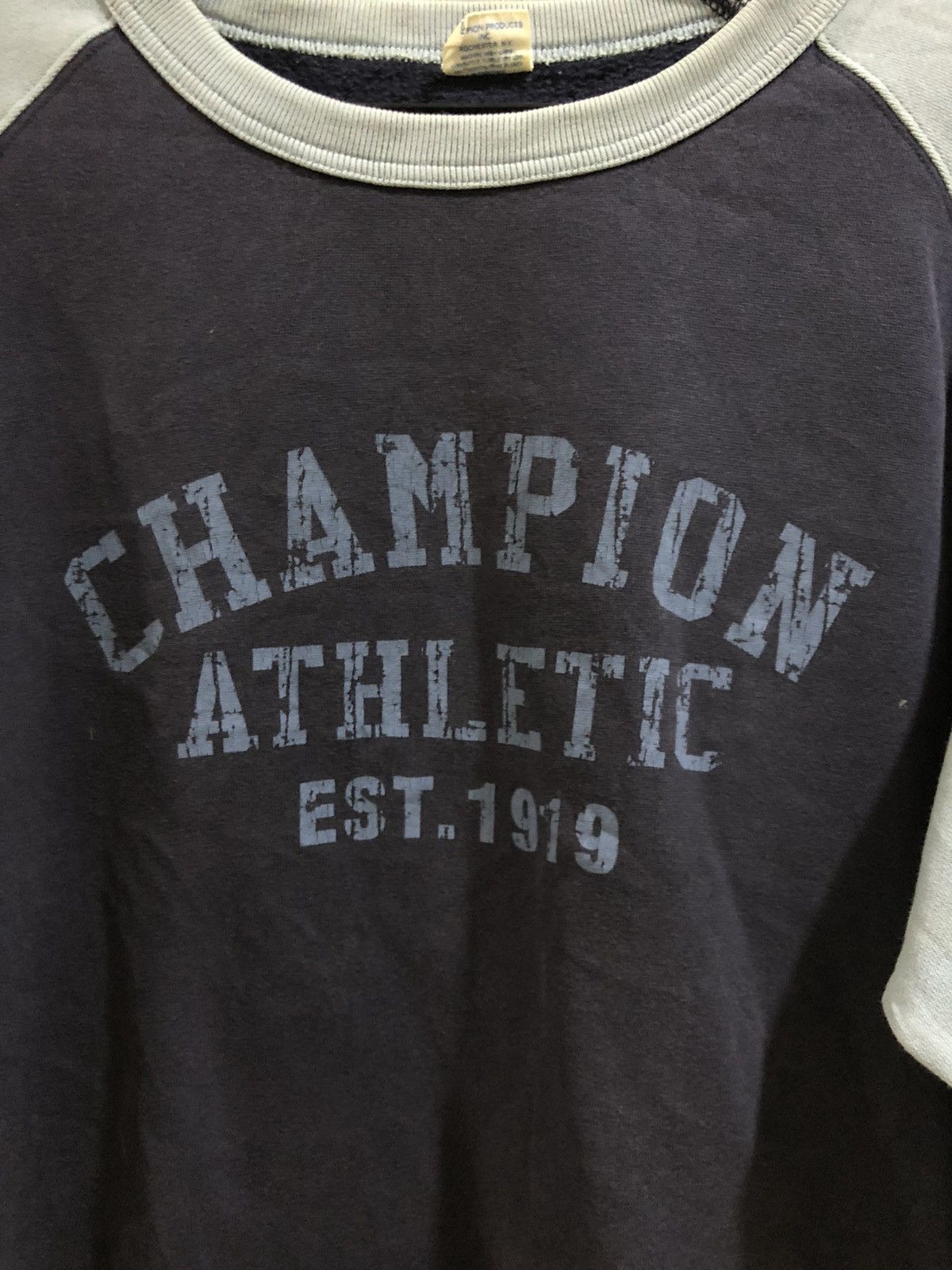 Champion × Vintage Champion athletic est. 1919 long sleeve sweatshirt Size US L / EU 52-54 / 3 - 4 Thumbnail