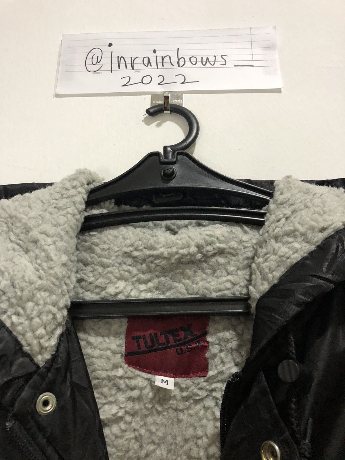 Tultex × Vintage Tultex Usa Raincoat Parka Lining Fur/Fleece Hoodie Size US M / EU 48-50 / 2 - 5 Thumbnail
