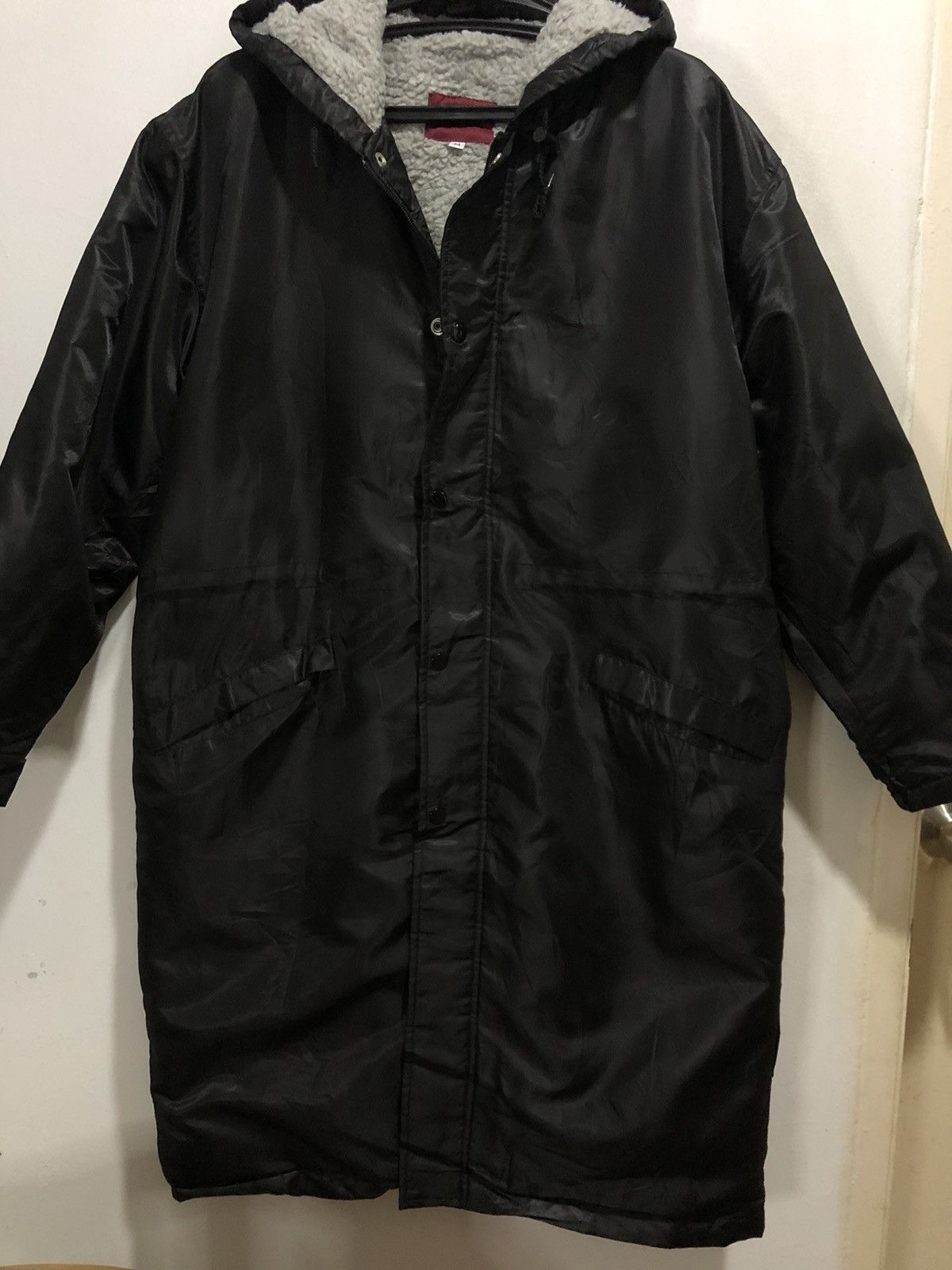 Tultex × Vintage Tultex Usa Raincoat Parka Lining Fur/Fleece Hoodie Size US M / EU 48-50 / 2 - 2 Thumbnail