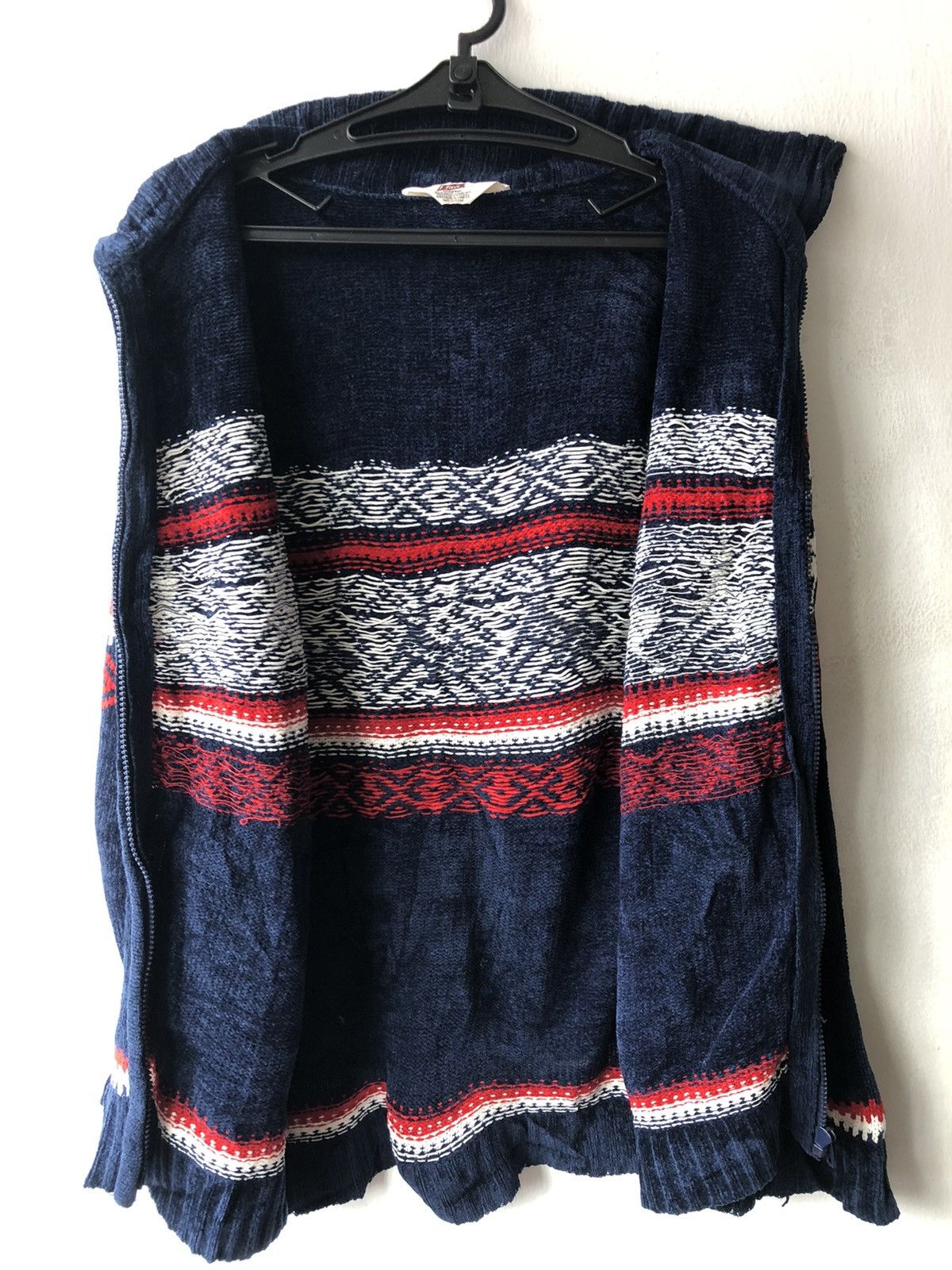 Aran Isles Knitwear × Homespun Knitwear × Other Plevo Casual Knit Navajo Stylish Zipper Jacket Size US M / EU 48-50 / 2 - 5 Thumbnail