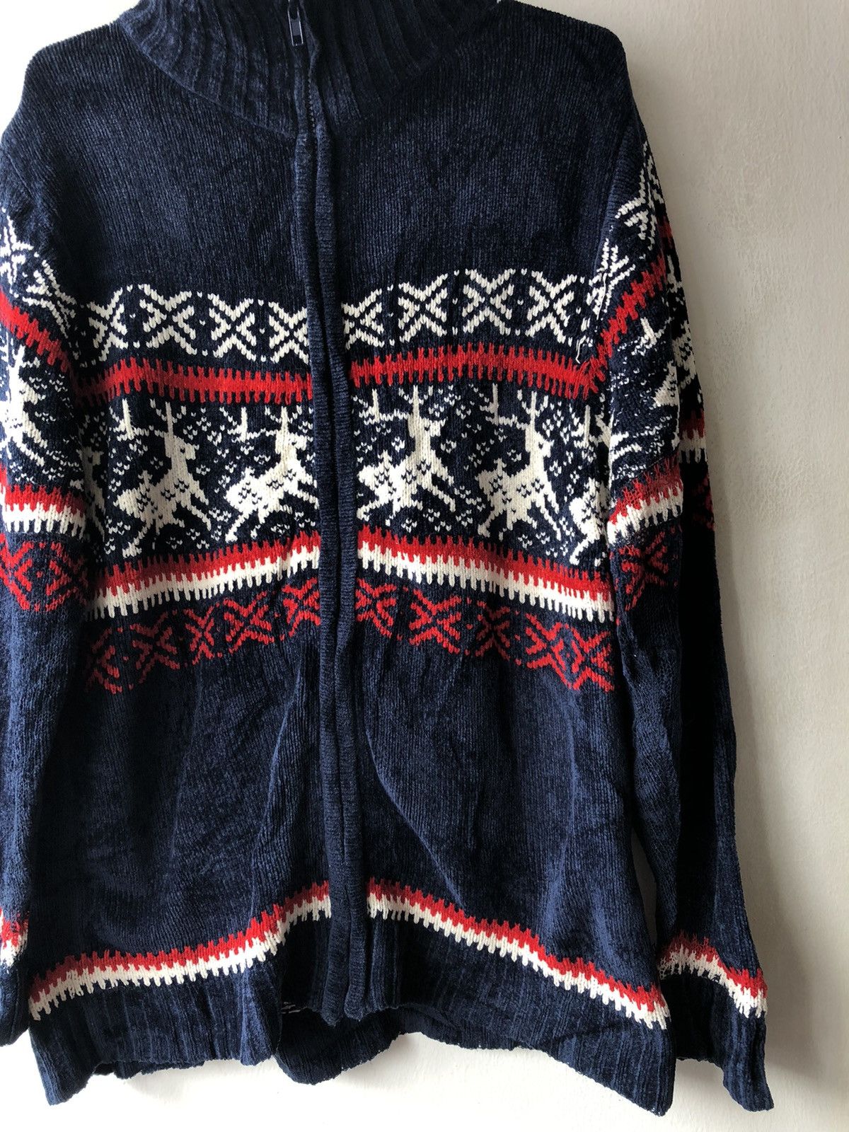 Aran Isles Knitwear × Homespun Knitwear × Other Plevo Casual Knit Navajo Stylish Zipper Jacket Size US M / EU 48-50 / 2 - 3 Thumbnail