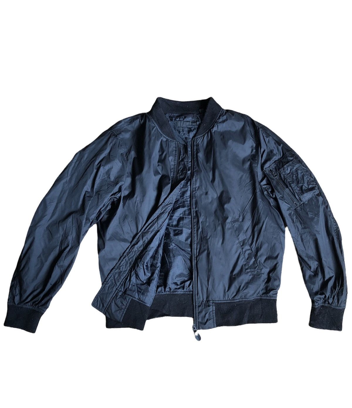 Uniqlo Japanese Brand Uniqlo Bomber Jacket Size US L / EU 52-54 / 3 - 1 Thumbnail