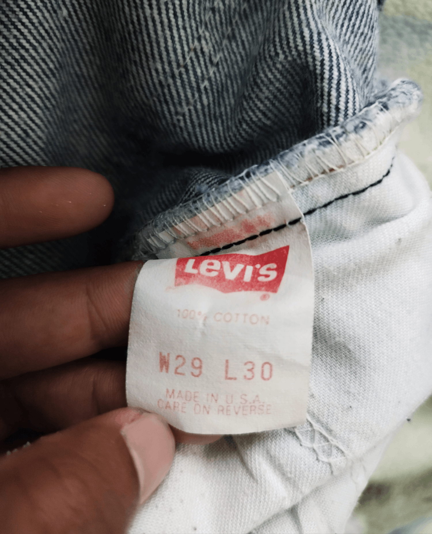Levi's × Levi's Vintage Clothing Vintage Levis Orange Tab Denim Size US 29 - 14 Thumbnail