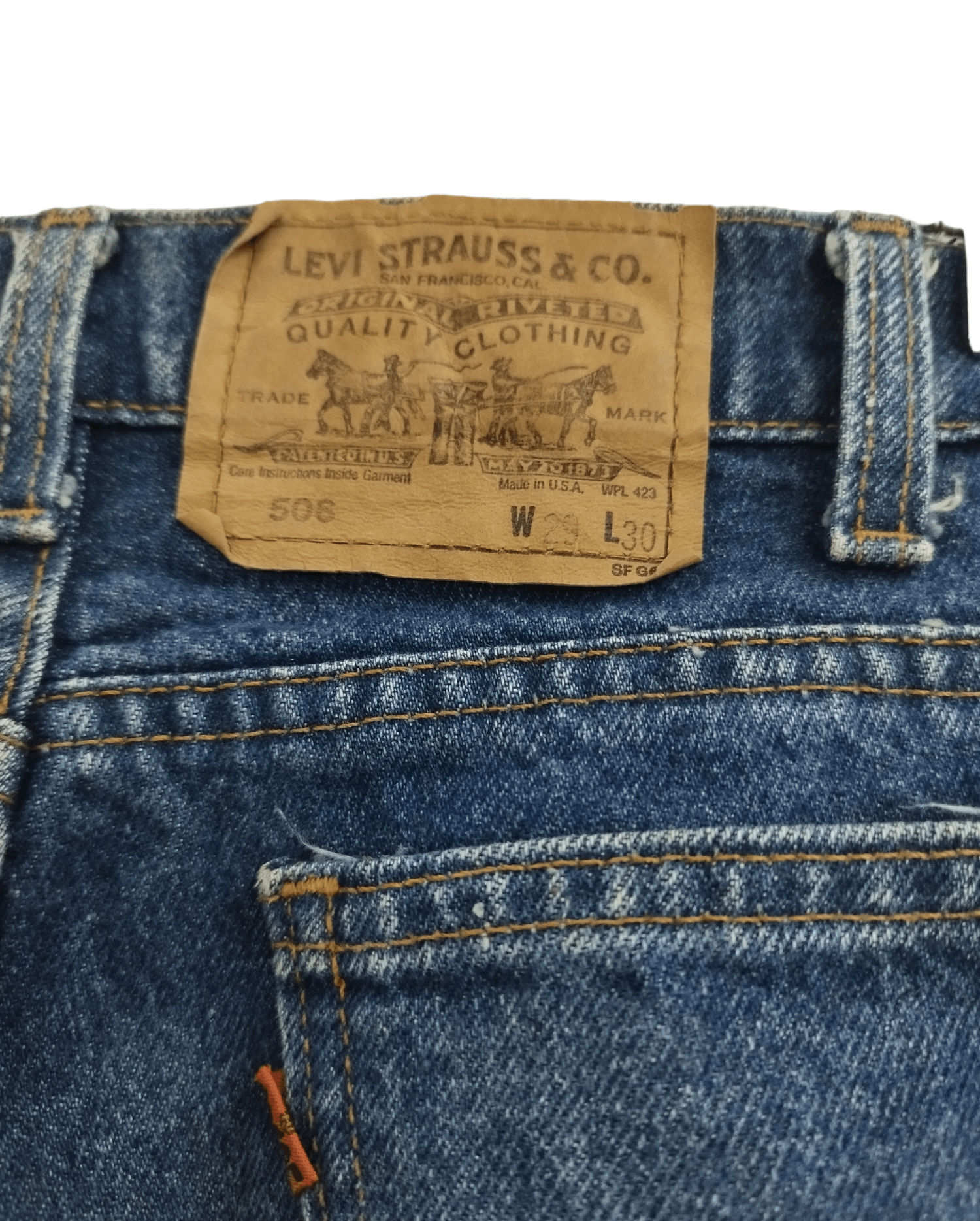 Levi's × Levi's Vintage Clothing Vintage Levis Orange Tab Denim Size US 29 - 9 Thumbnail