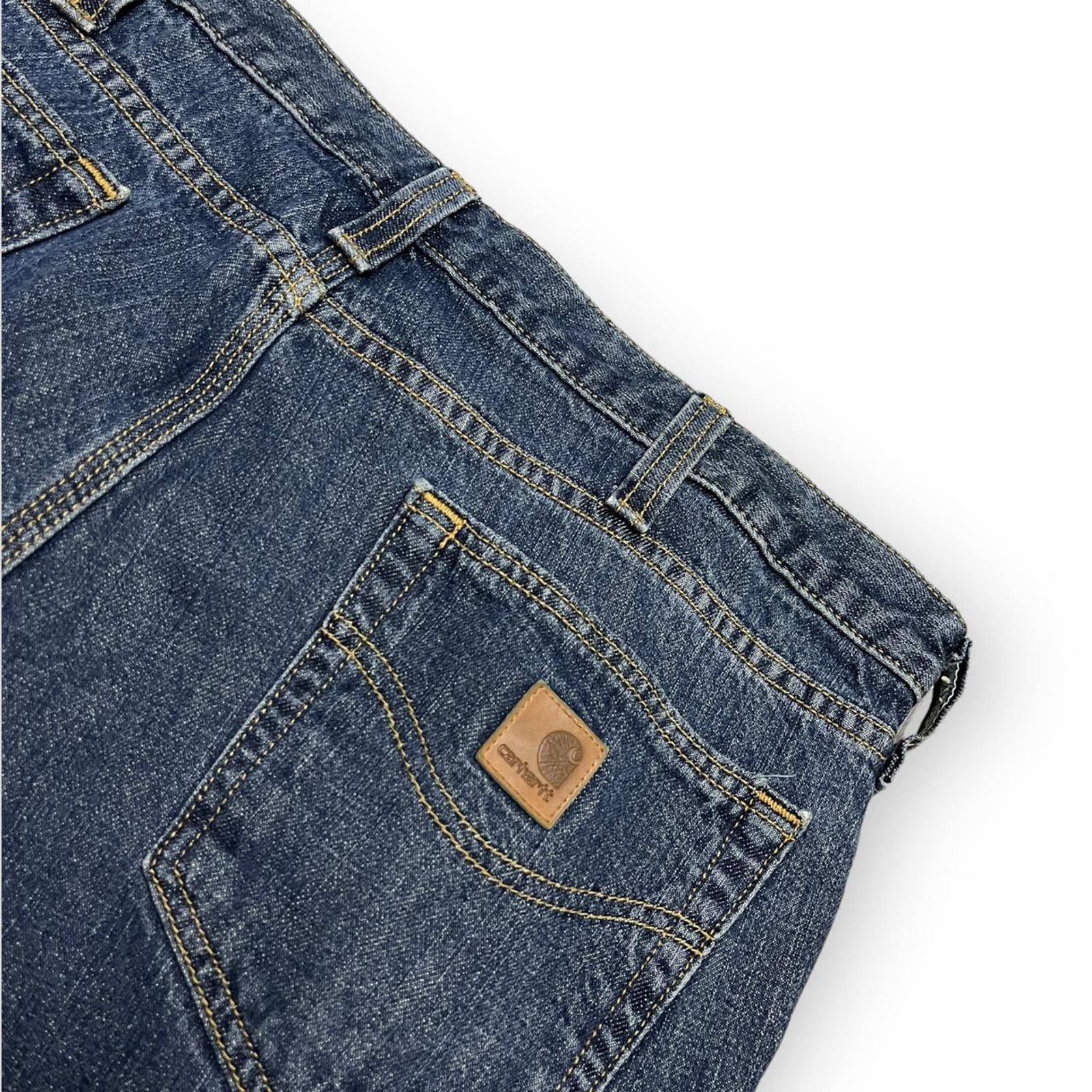 Carhartt Carhartt Relaxed Fit Vintage Y2K Designer Work Denim Jeans Size US 34 / EU 50 - 3 Thumbnail