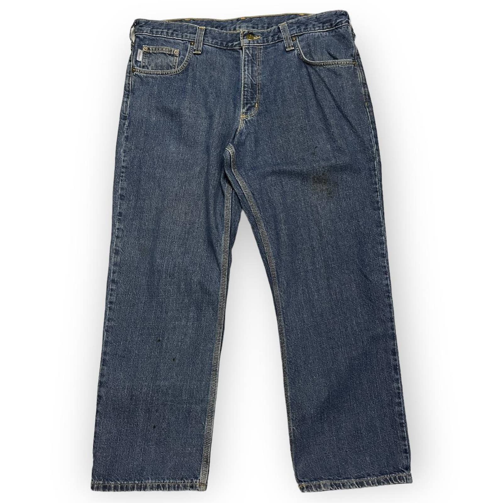 Carhartt Carhartt Relaxed Fit Vintage Y2K Designer Work Denim Jeans Size US 34 / EU 50 - 2 Thumbnail