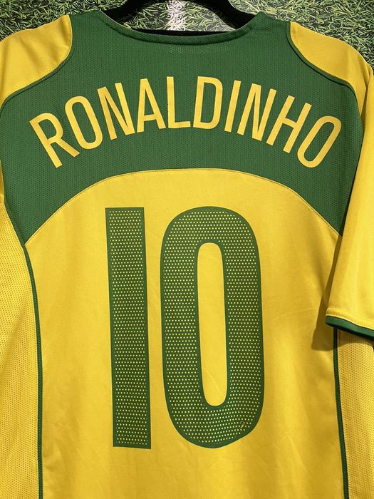 Nike Brazil nike 2004 Home Ronaldinho Soccer Jersey | Grailed