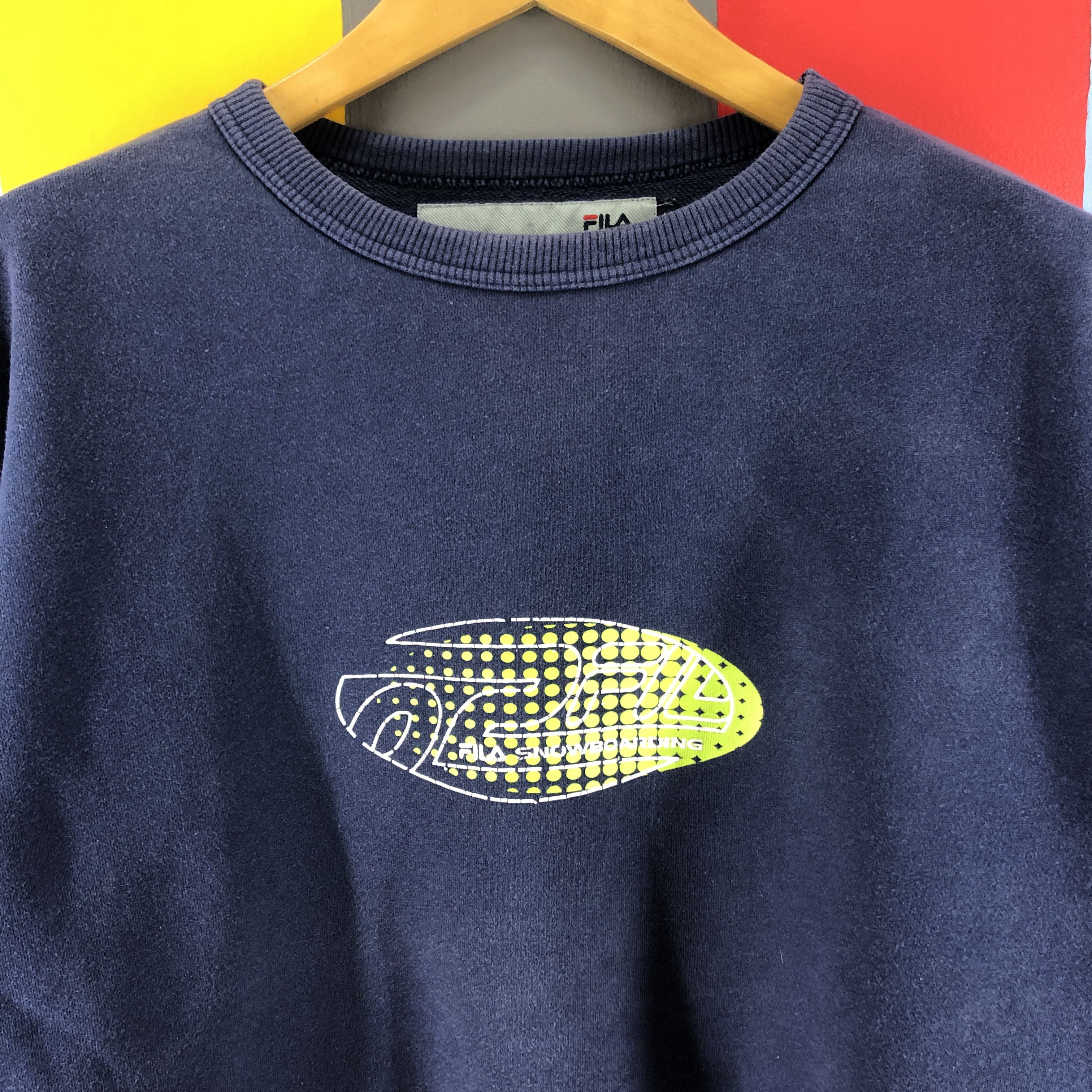 Fila FILA SNOWBOARDING Custom Crop Sweatshirt #0764/M Size L / US 10 / IT 46 - 2 Thumbnail