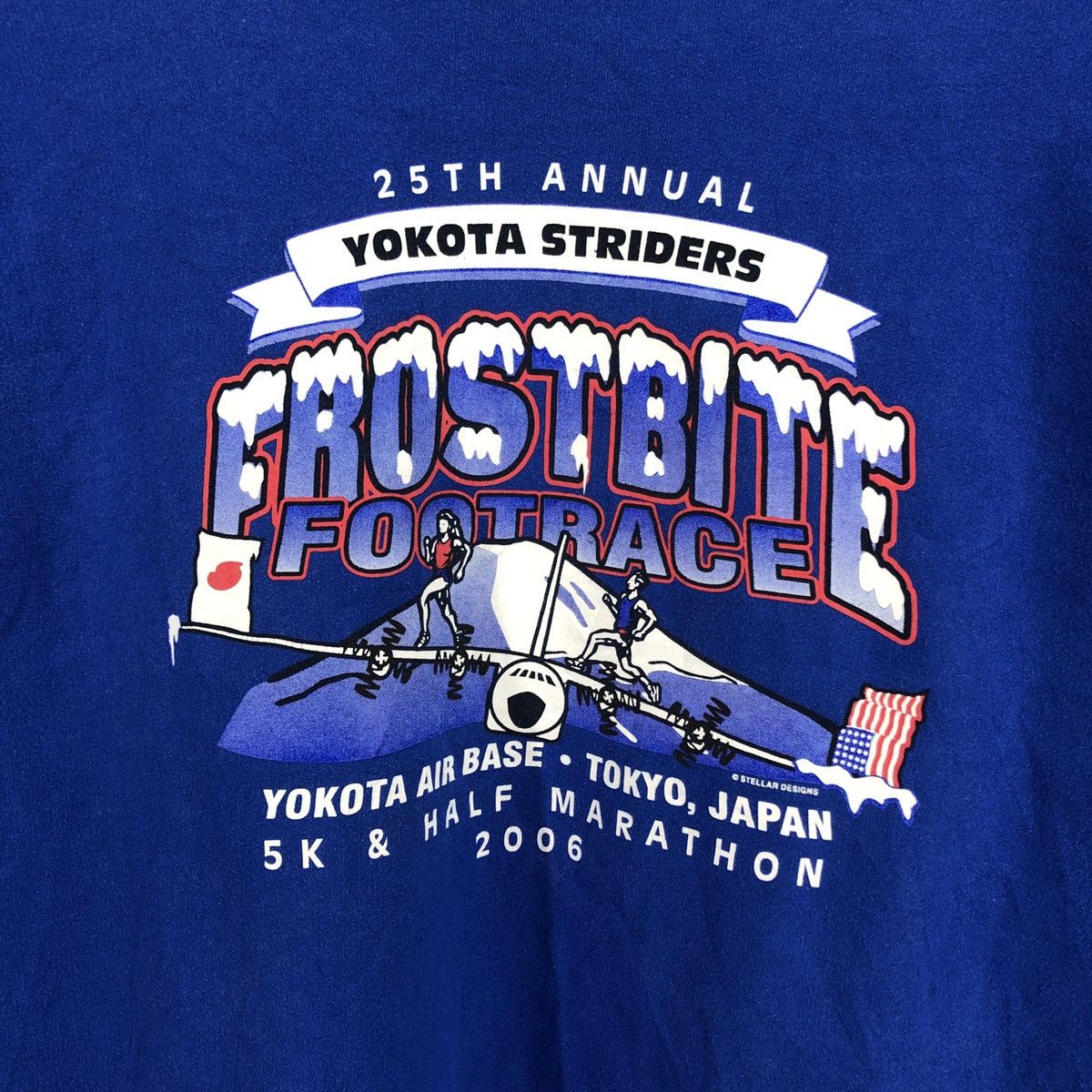 Gildan Y2K Vintage YOKOTA STRIDERS FROST BITE Sweatshirt #2818-103 Size US L / EU 52-54 / 3 - 3 Thumbnail