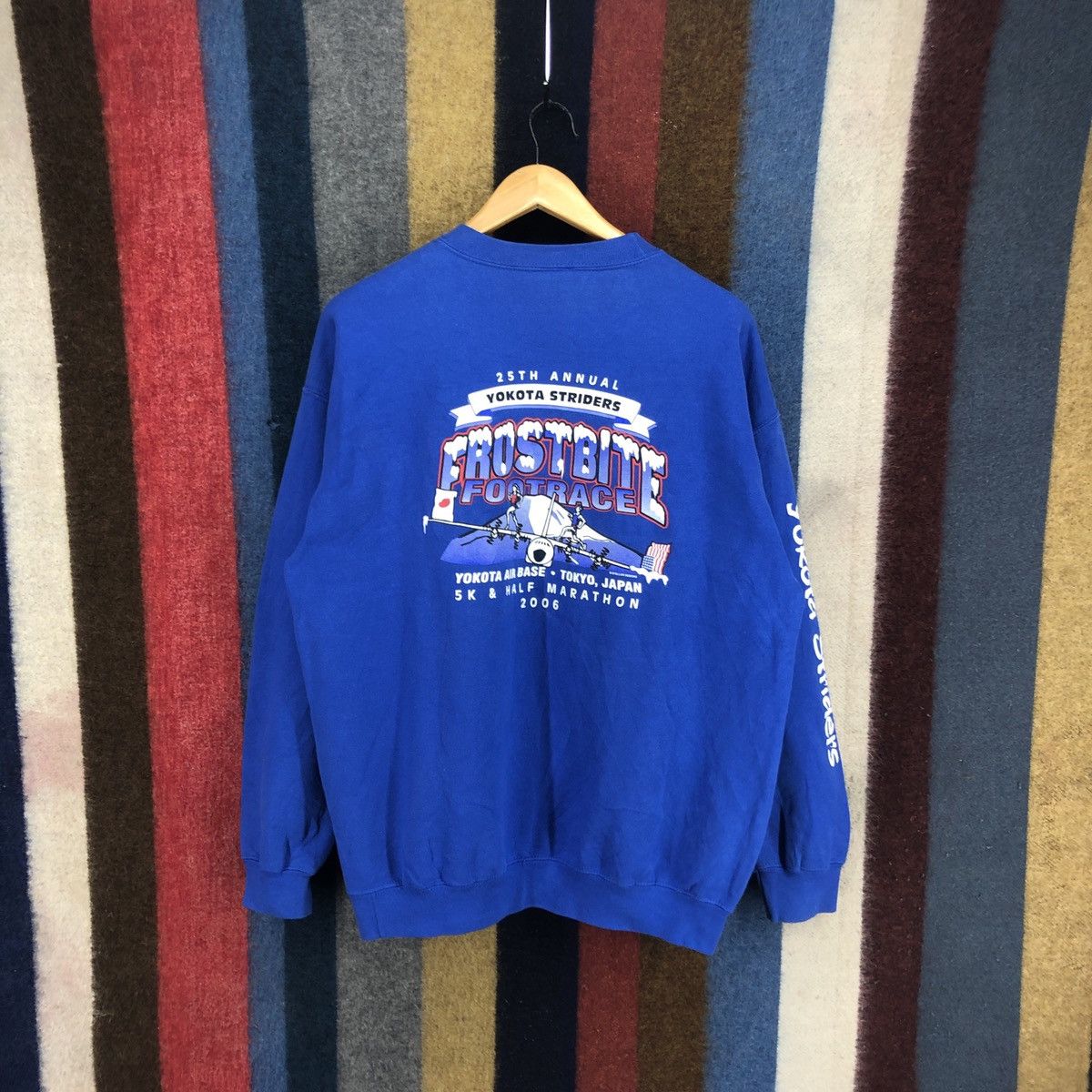 Gildan Y2K Vintage YOKOTA STRIDERS FROST BITE Sweatshirt #2818-103 Size US L / EU 52-54 / 3 - 1 Thumbnail