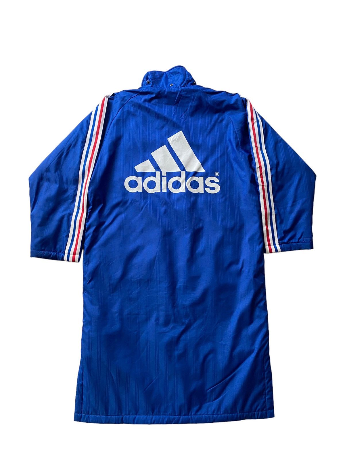 Adidas × Vintage × Y-3 VINTAGE Adidas France colour Shearling linning long Jacket Size US L / EU 52-54 / 3 - 3 Thumbnail