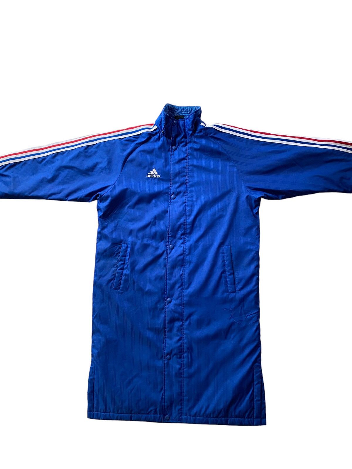 Adidas × Vintage × Y-3 VINTAGE Adidas France colour Shearling linning long Jacket Size US L / EU 52-54 / 3 - 6 Thumbnail