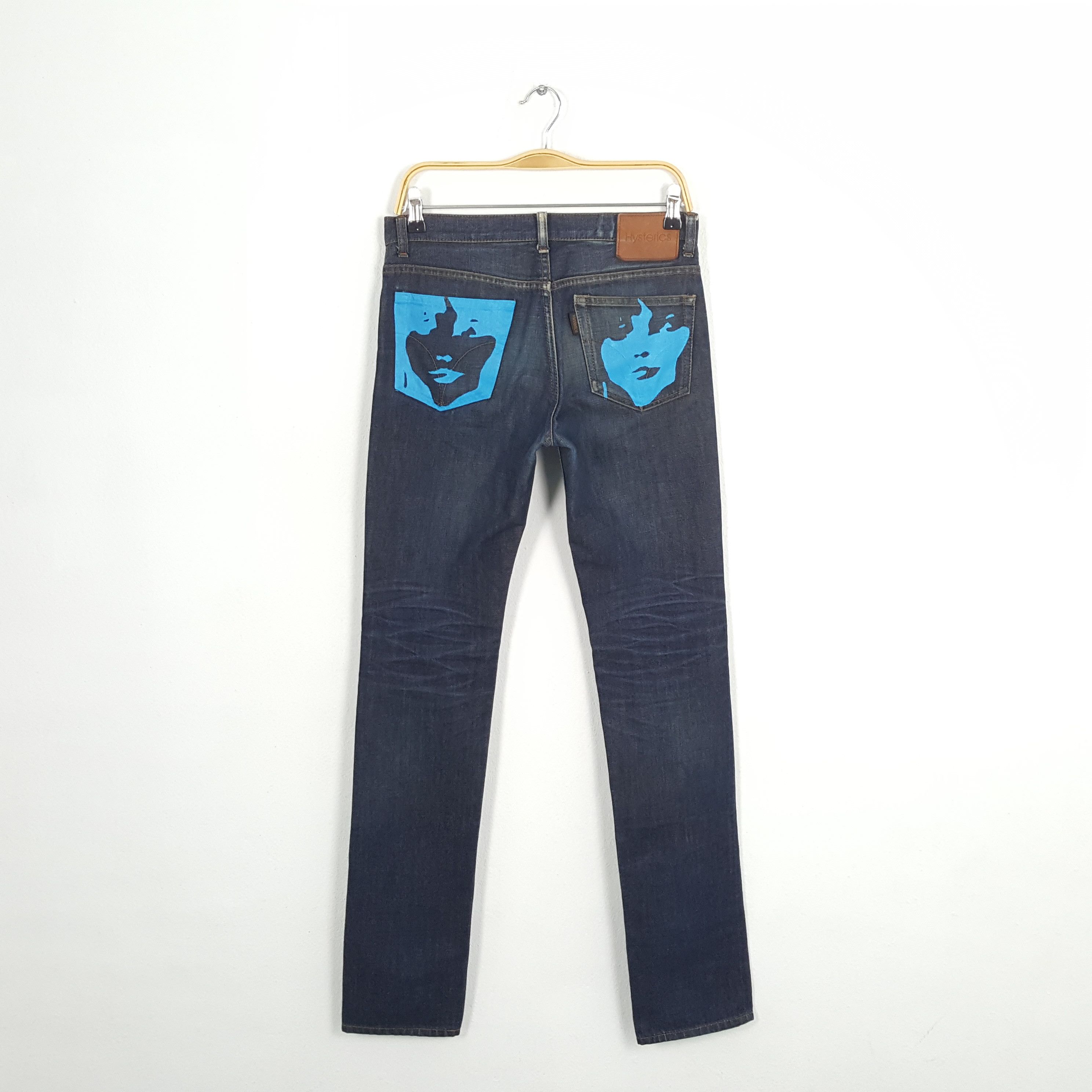 Vintage HYSTERIC GLAMOUR Japanese Brand Face Design Jean