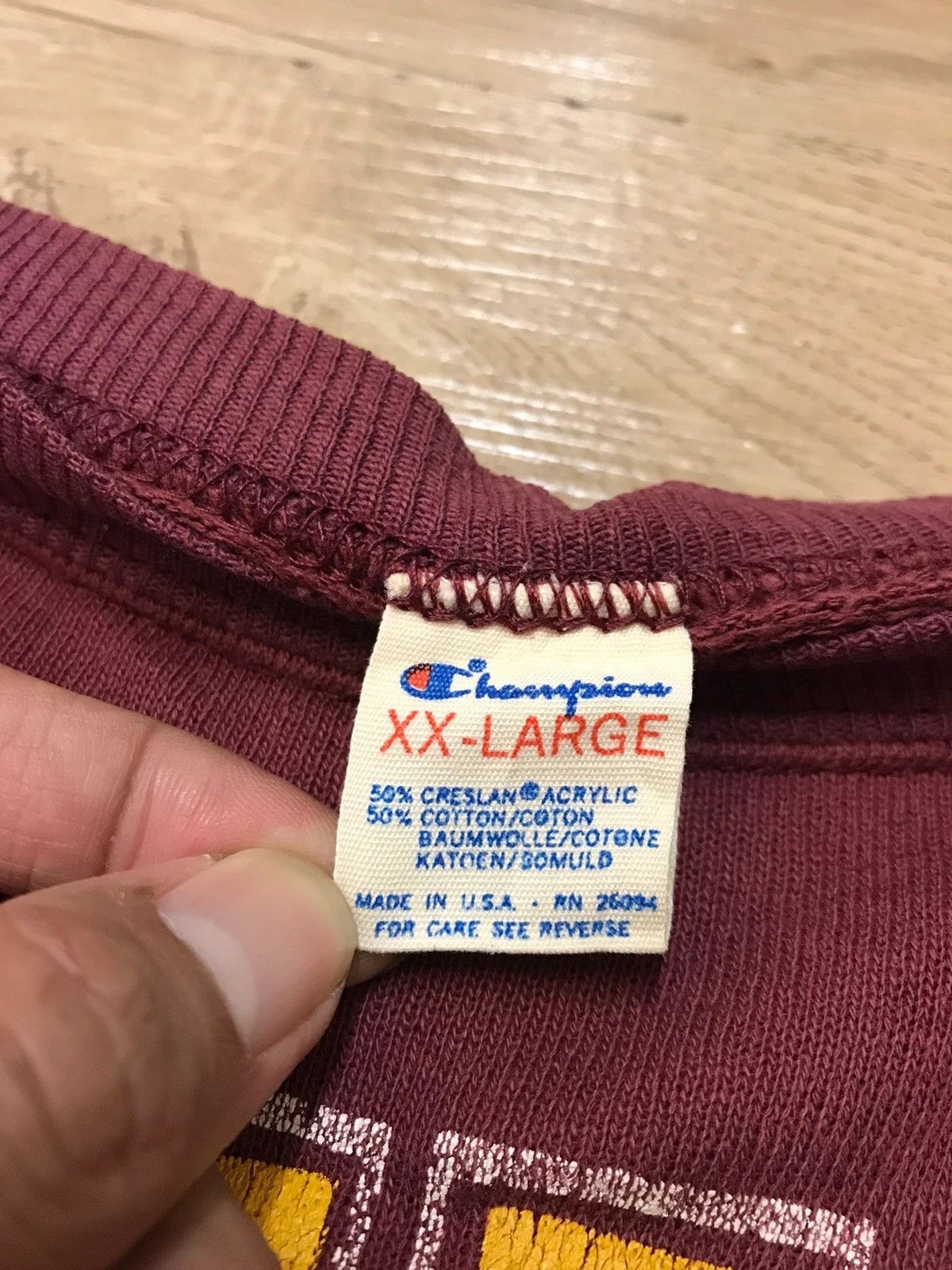 Champion × Vintage Vintage 90s University of Minnesota by CHAMPION Blue Bar Size US XXL / EU 58 / 5 - 6 Thumbnail