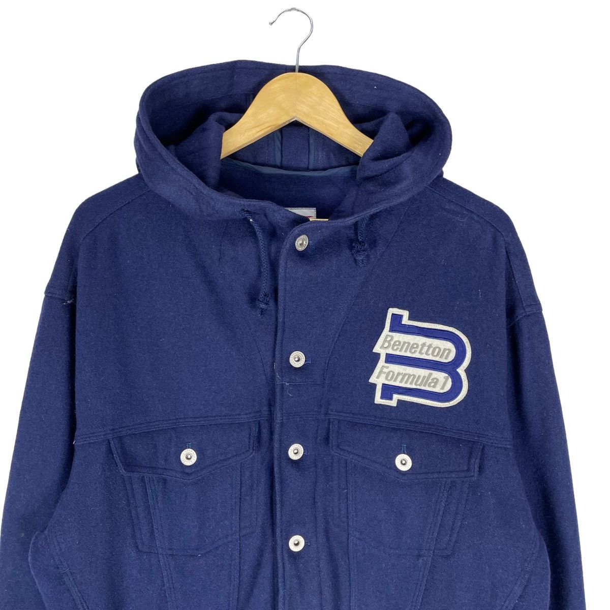 Benetton × United Colors Of Benetton ⚡️BENETTON F1 RACING TEAM TRUCKER CROPPED JACKET Size US S / EU 44-46 / 1 - 2 Thumbnail