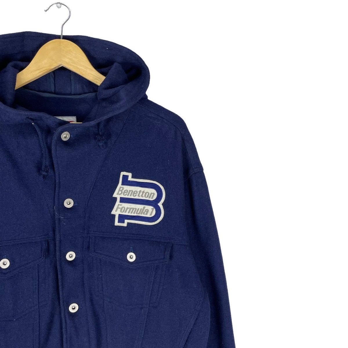 Benetton × United Colors Of Benetton ⚡️BENETTON F1 RACING TEAM TRUCKER CROPPED JACKET Size US S / EU 44-46 / 1 - 3 Thumbnail