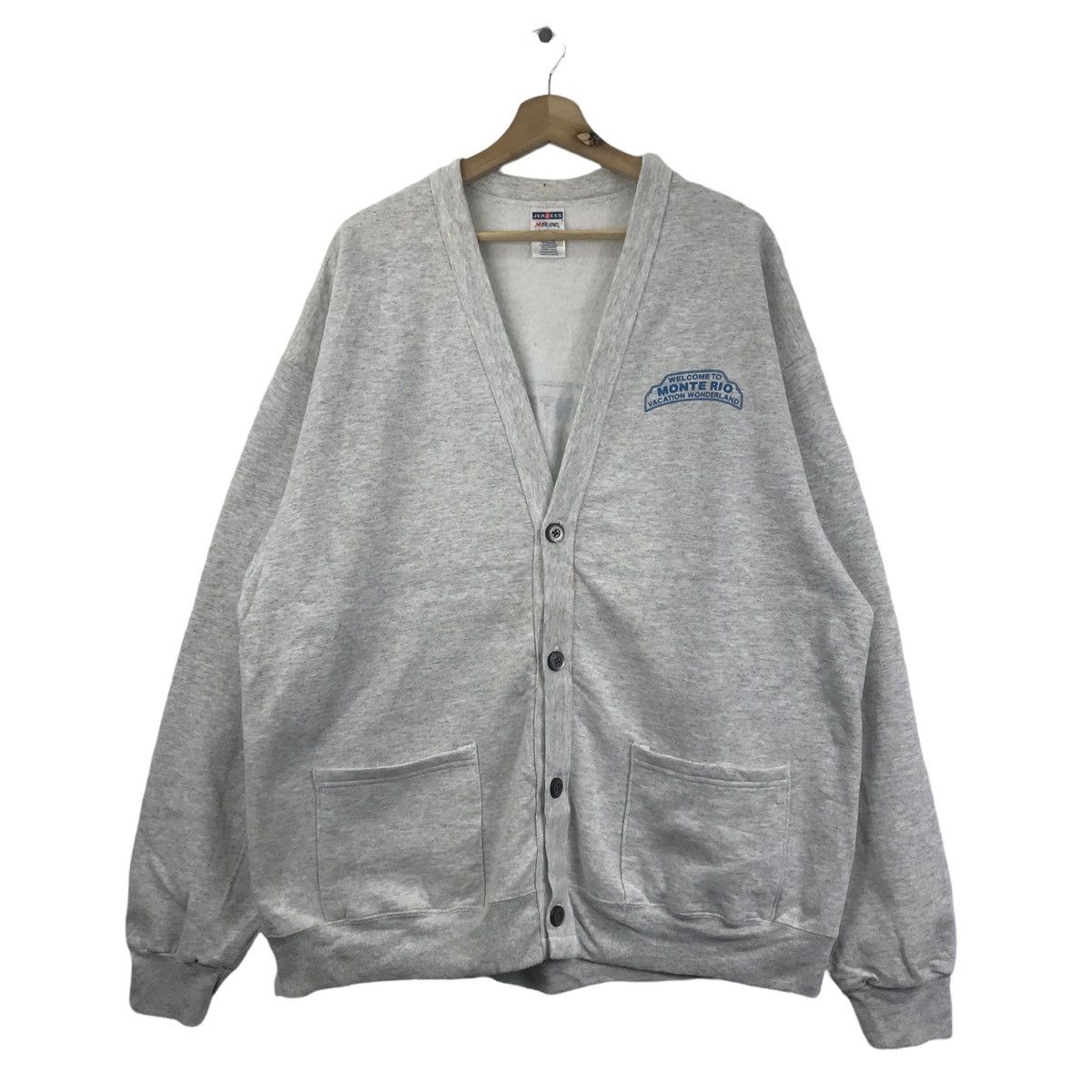 Vintage MONTE RIO Awaits Your Return Cardigan Sweatshirt