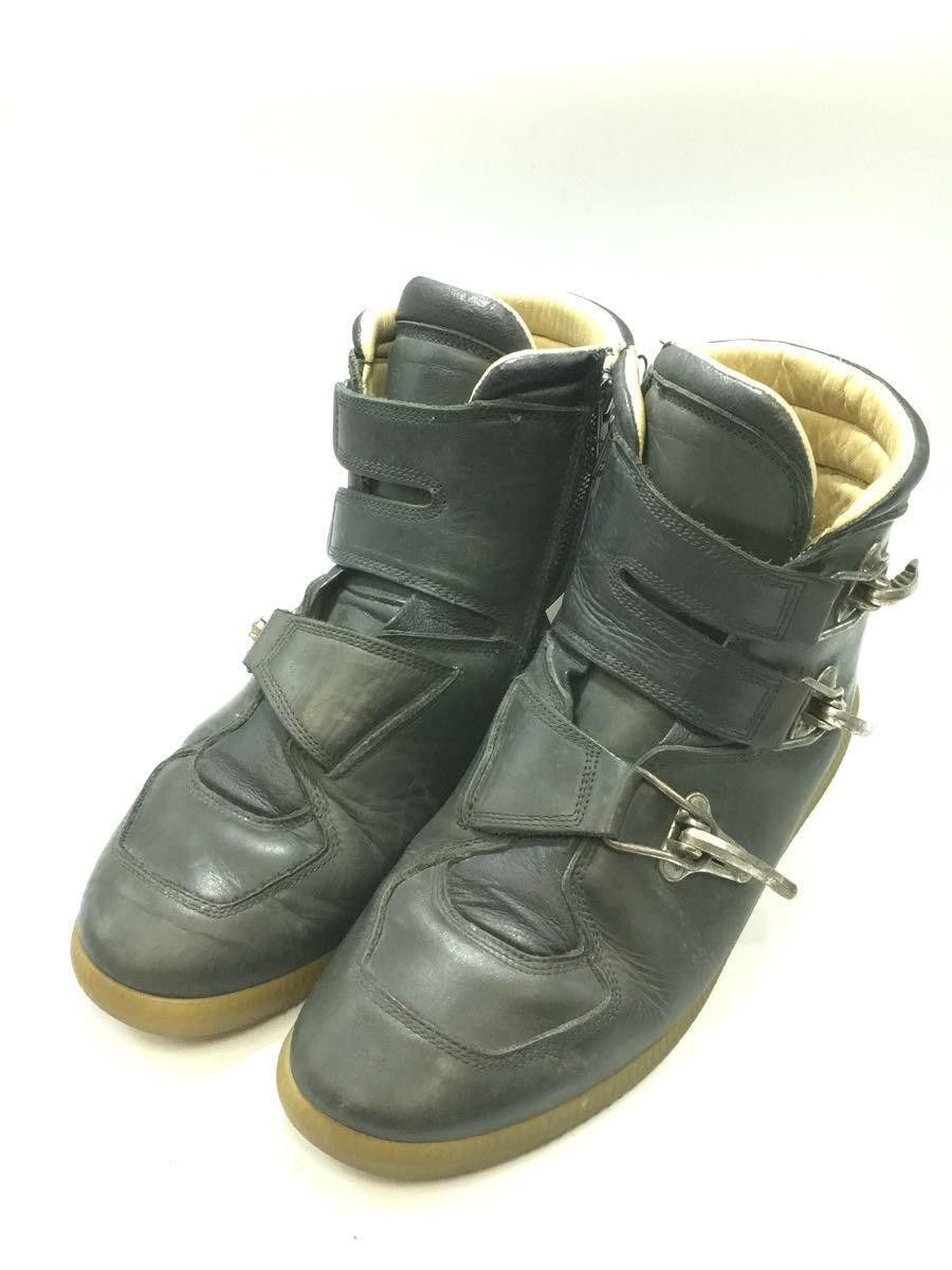 Maison Margiela Firefighter Clasp Leather Hi Sneakers Size US 9 / EU 42 - 3 Thumbnail