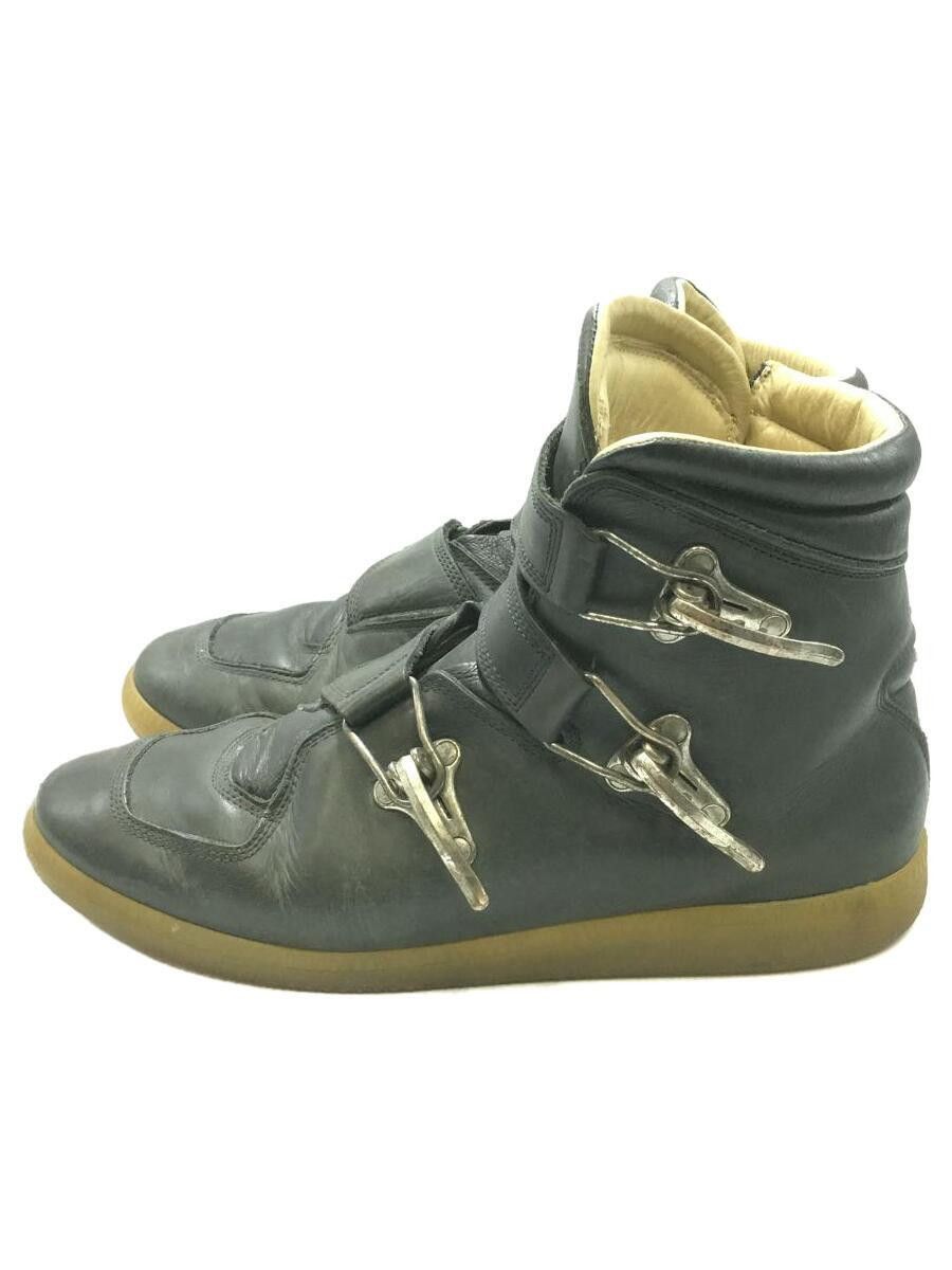 Maison Margiela Firefighter Clasp Leather Hi Sneakers Size US 9 / EU 42 - 1 Thumbnail