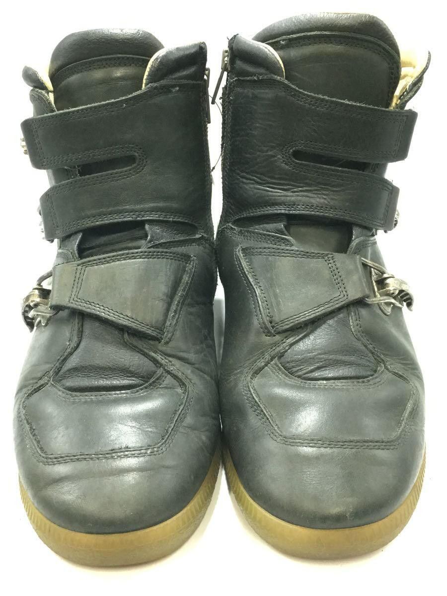 Maison Margiela Firefighter Clasp Leather Hi Sneakers Size US 9 / EU 42 - 2 Thumbnail