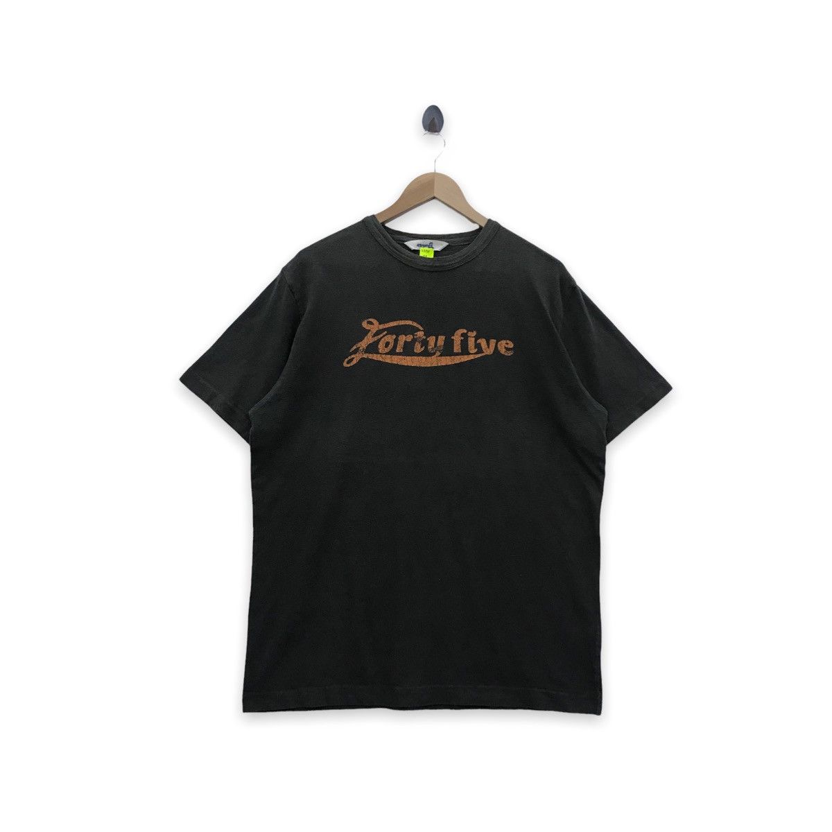 Rare!! 45RPM Forty Five Spellout Tee