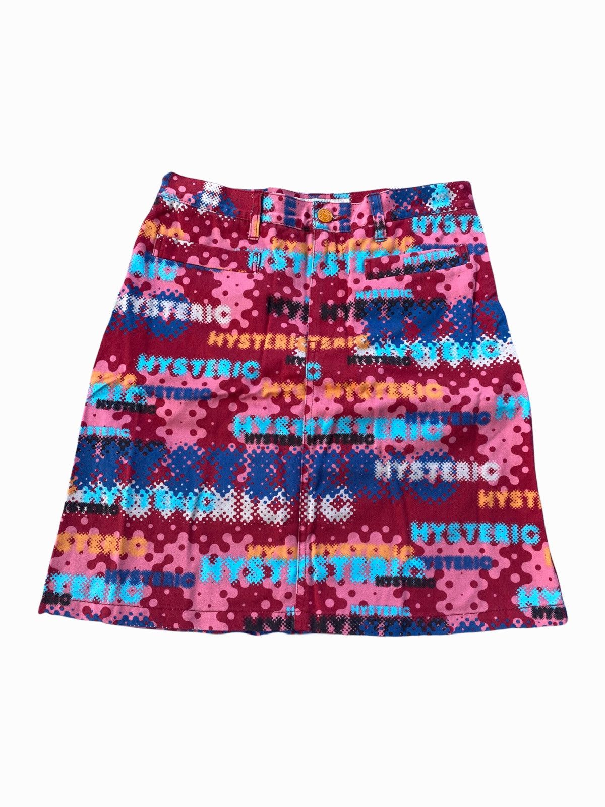 Hysteric Glamour × Japanese Brand Hysteric Glamour Spelling Fullprint Pinky Hype Skirt Size 27" / US 4 / IT 40 - 1 Thumbnail