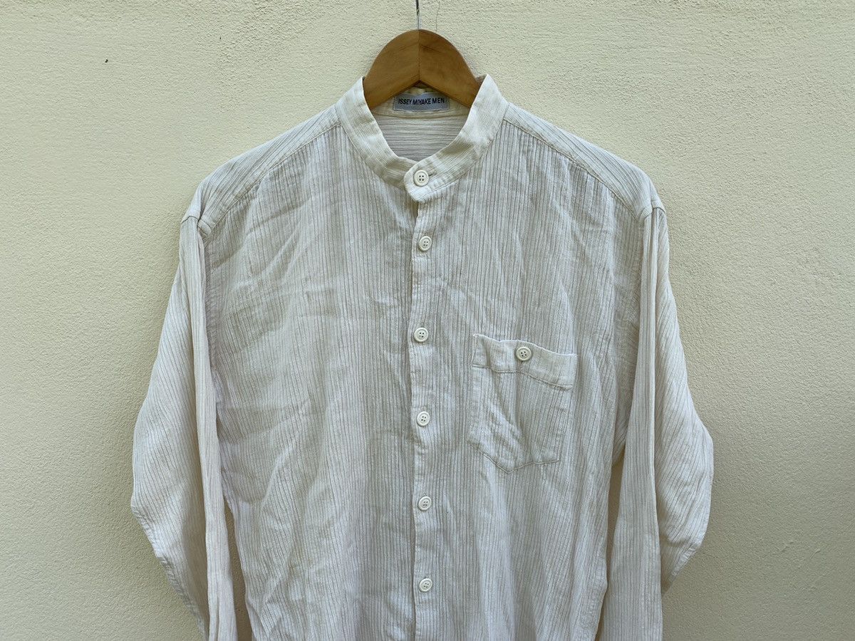 Designer × Issey Miyake Issey Miyake Men pleats please mandarin collar materials Size US M / EU 48-50 / 2 - 2 Thumbnail