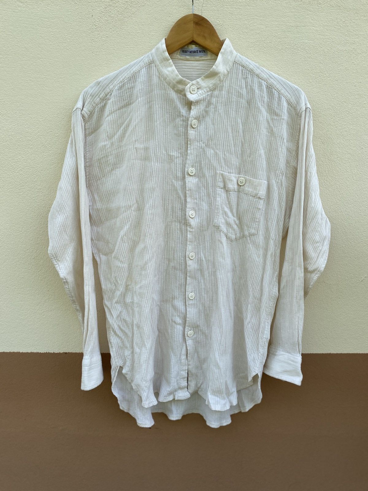 Designer × Issey Miyake Issey Miyake Men pleats please mandarin collar materials Size US M / EU 48-50 / 2 - 1 Thumbnail