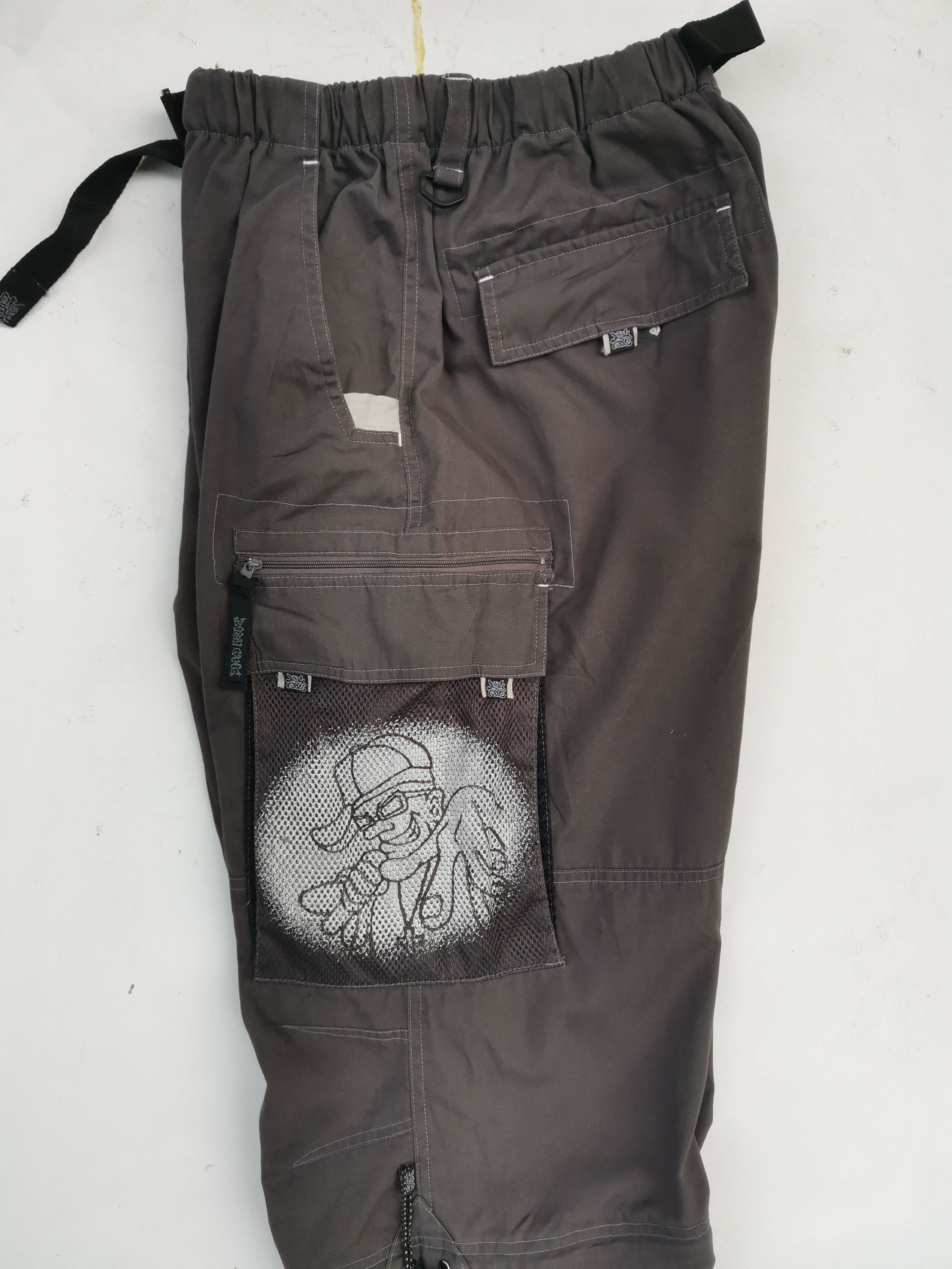 Japanese Brand Bobby Gang Hip Hop Big Logo Tactical Cargo Pants Size US 32 / EU 48 - 13 Thumbnail