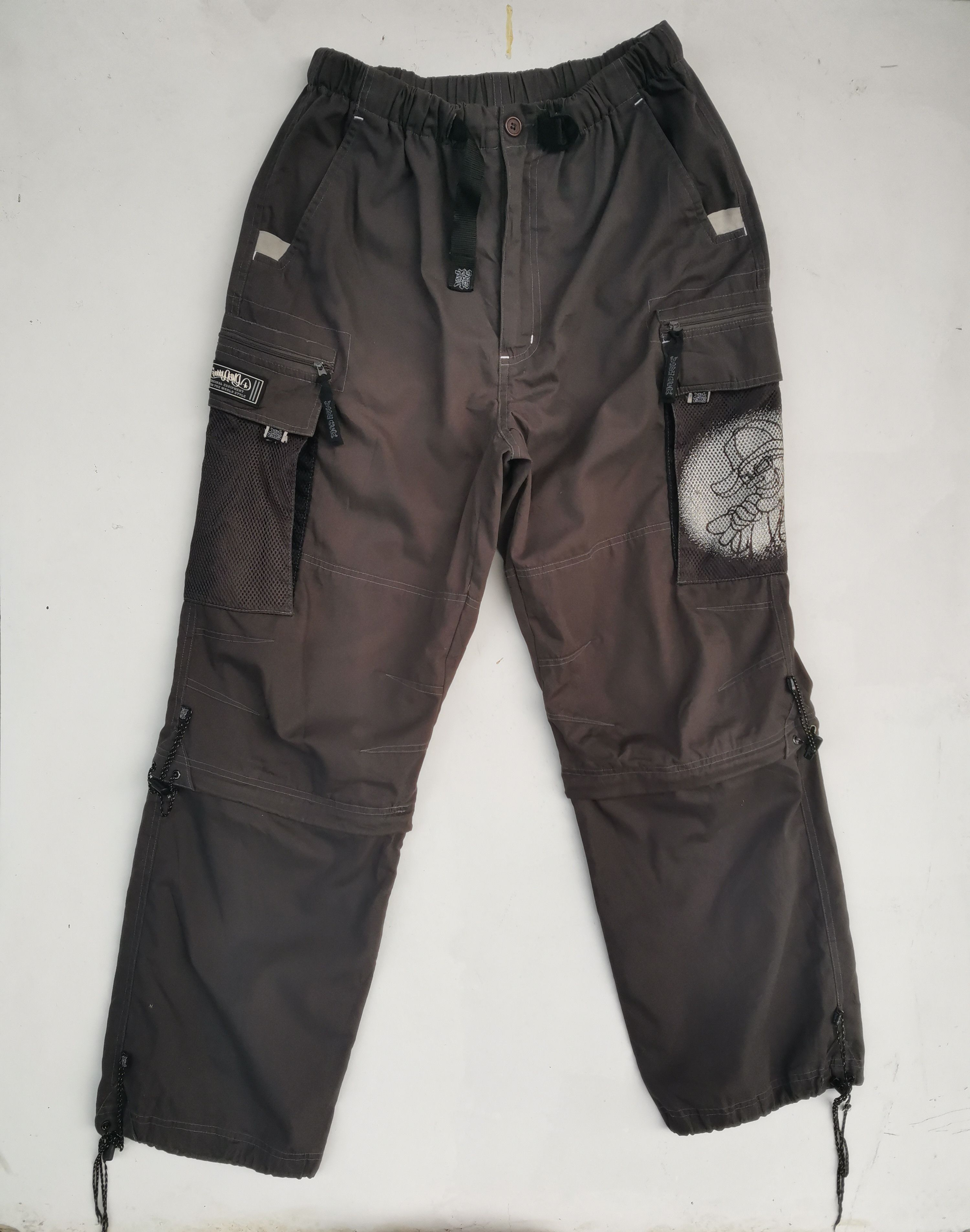 Japanese Brand Bobby Gang Hip Hop Big Logo Tactical Cargo Pants Size US 32 / EU 48 - 22 Thumbnail