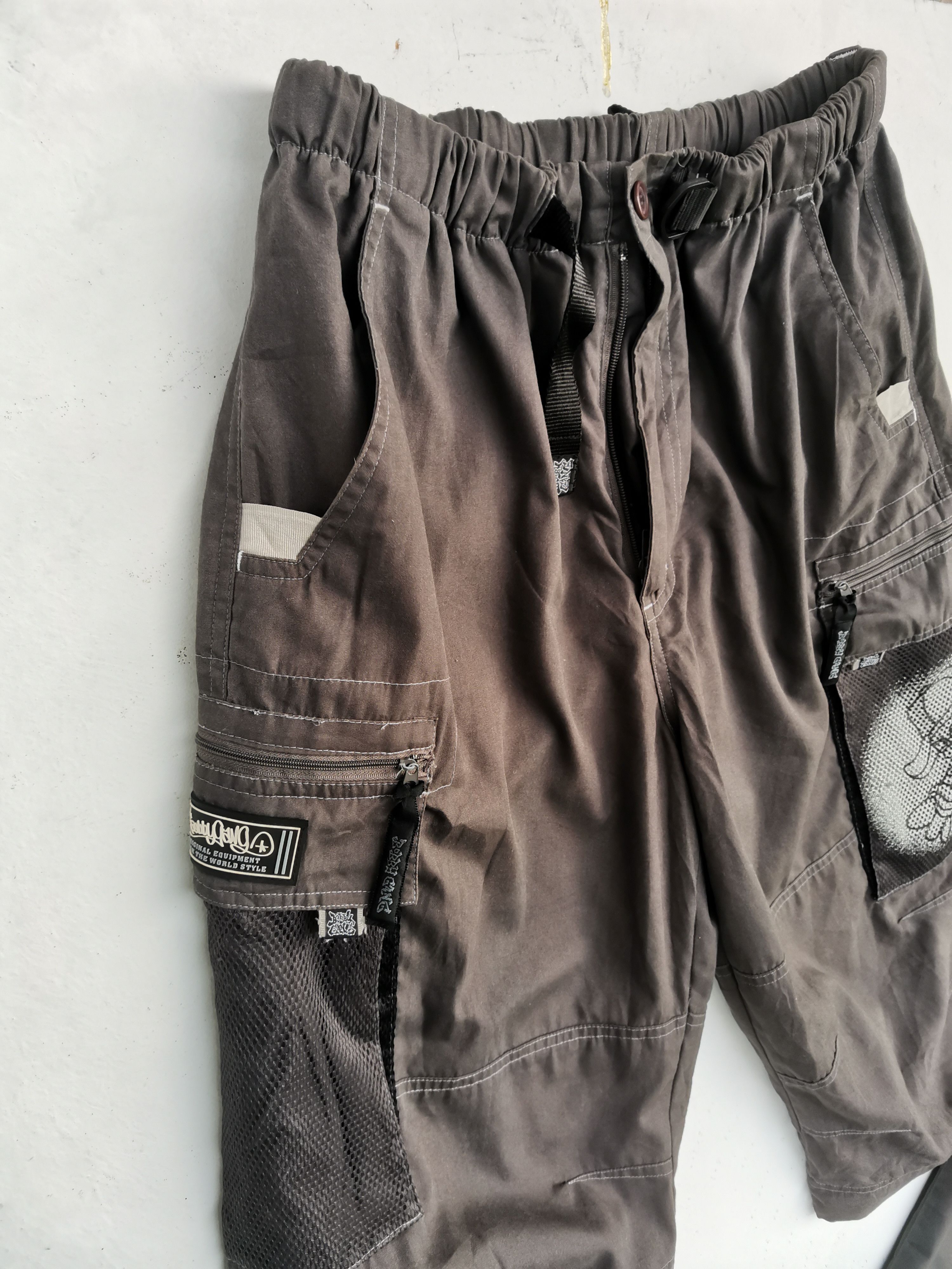 Japanese Brand Bobby Gang Hip Hop Big Logo Tactical Cargo Pants Size US 32 / EU 48 - 7 Thumbnail