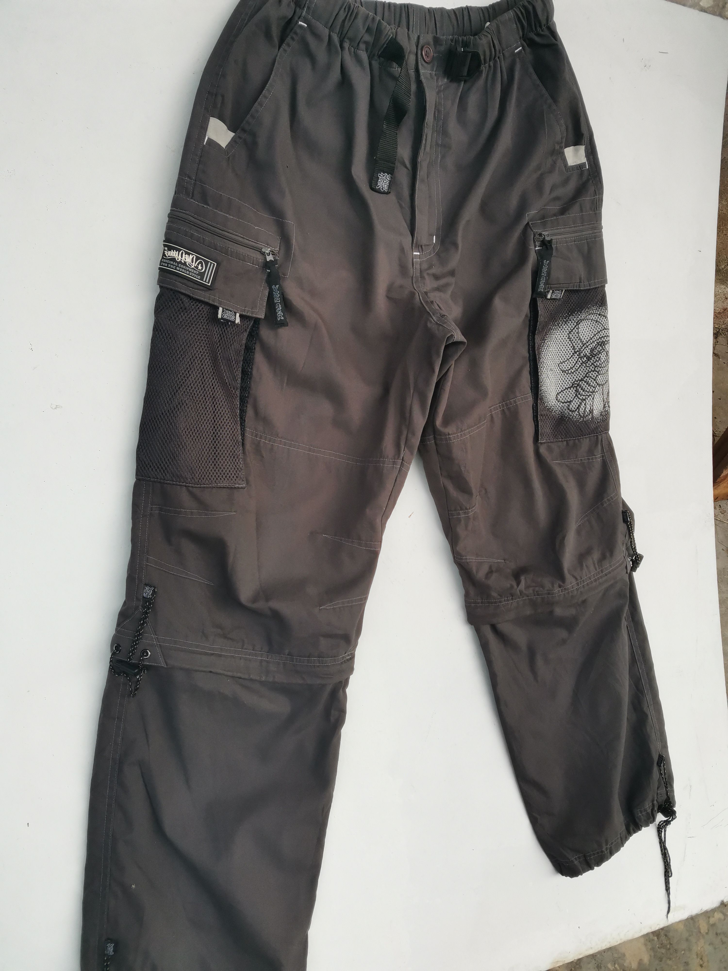 Japanese Brand Bobby Gang Hip Hop Big Logo Tactical Cargo Pants Size US 32 / EU 48 - 20 Thumbnail