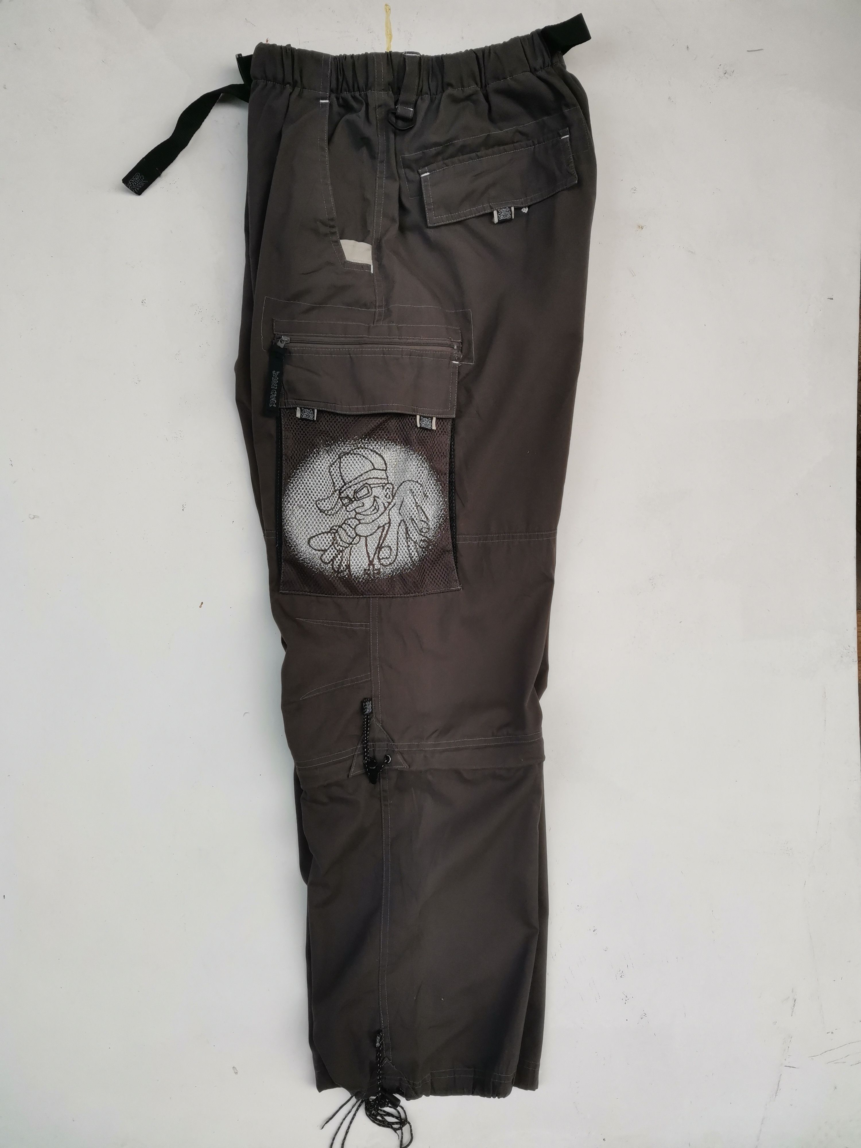 Japanese Brand Bobby Gang Hip Hop Big Logo Tactical Cargo Pants Size US 32 / EU 48 - 14 Thumbnail