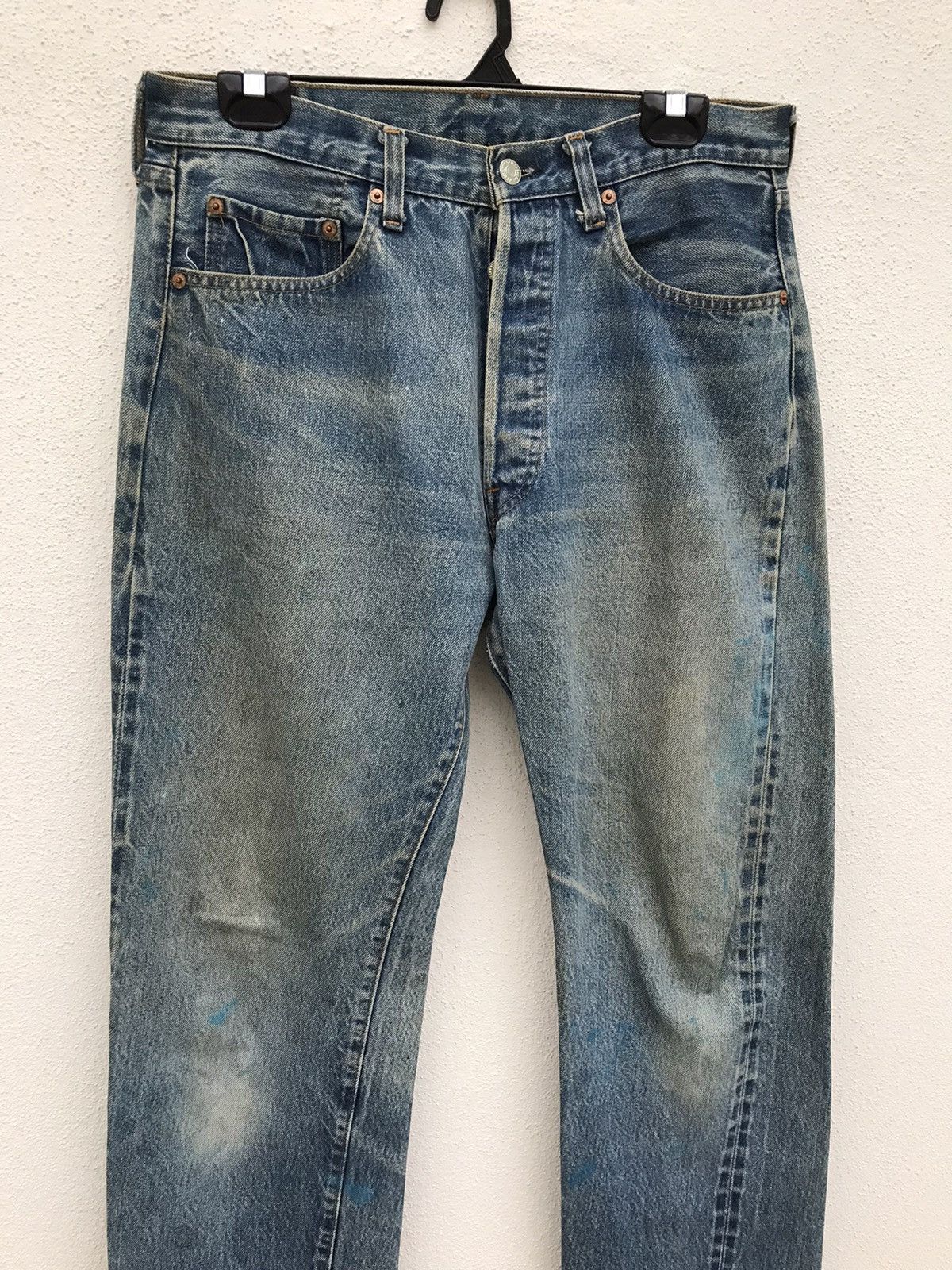 Levi's × Levi's Vintage Clothing × Vintage 1980’s Levis Small e Redline Denim Size US 32 / EU 48 - 3 Thumbnail