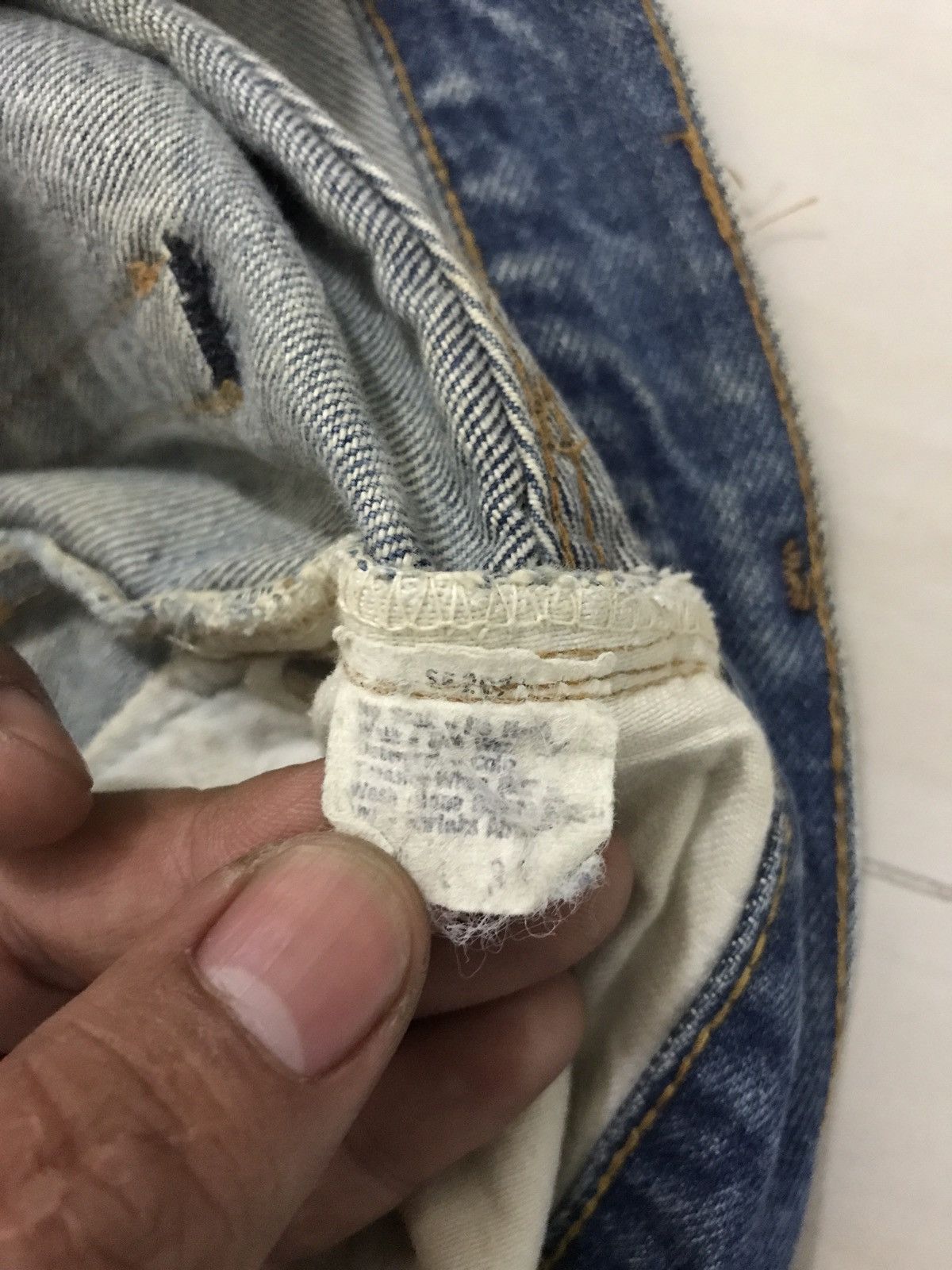 Levi's × Levi's Vintage Clothing × Vintage 1980’s Levis Small e Redline Denim Size US 32 / EU 48 - 22 Thumbnail