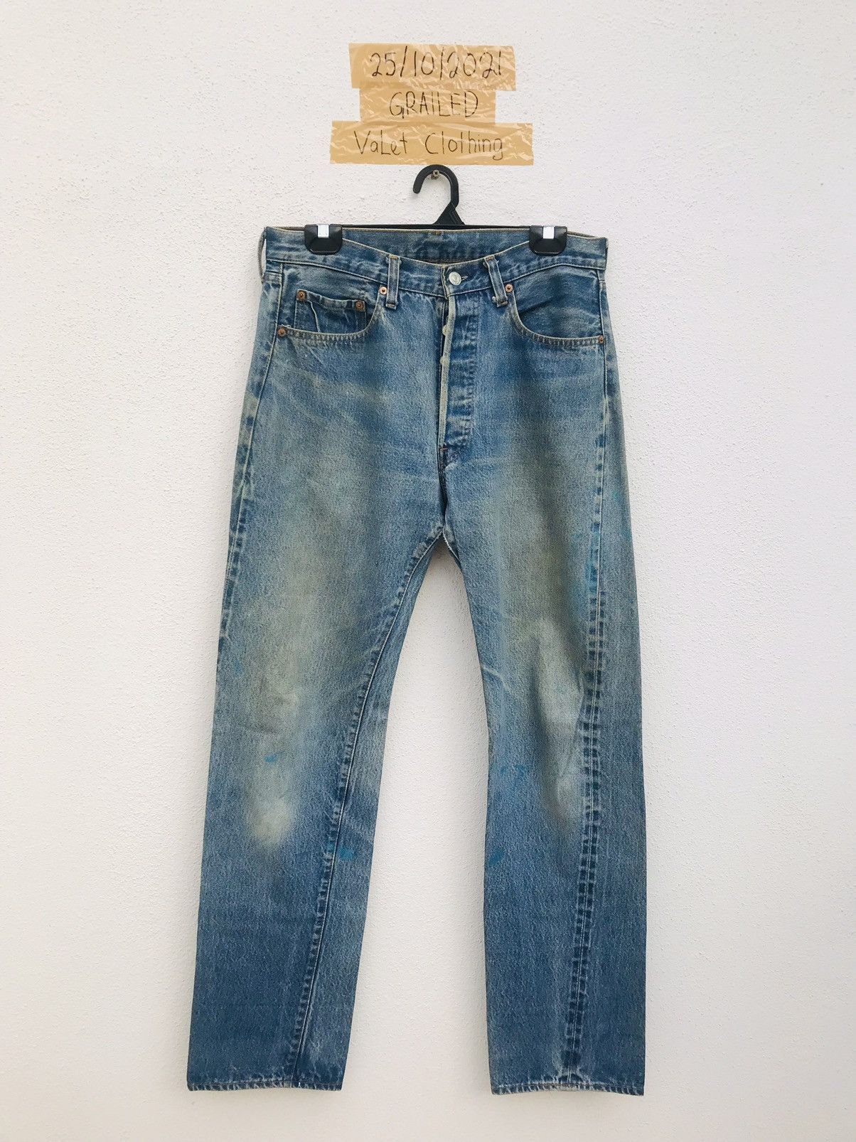 Levi's × Levi's Vintage Clothing × Vintage 1980’s Levis Small e Redline Denim Size US 32 / EU 48 - 1 Thumbnail