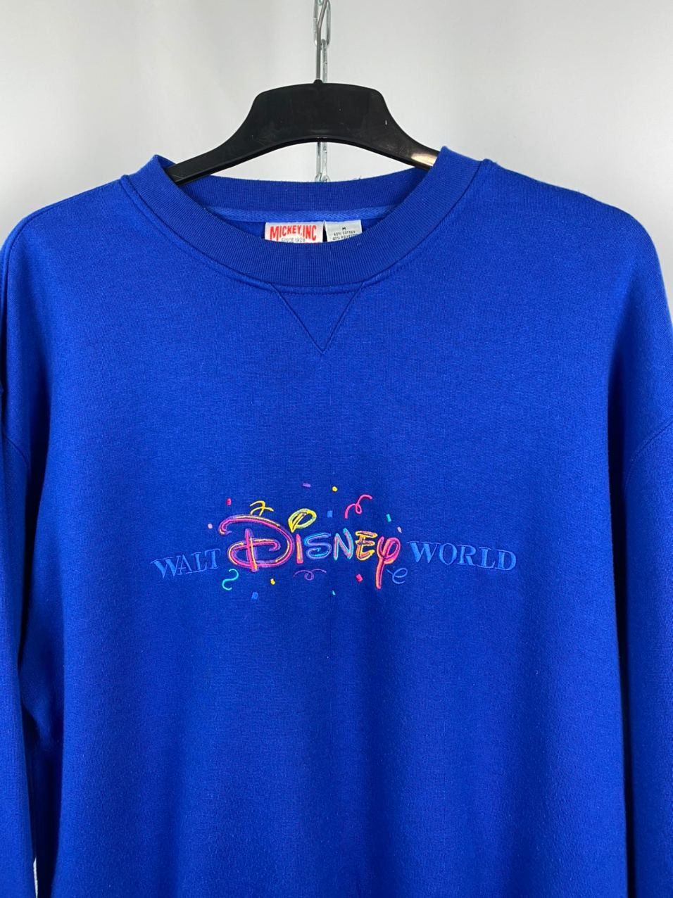 Disney Disney vintage sweatshirts big logo blue size M Size US M / EU 48-50 / 2 - 2 Thumbnail