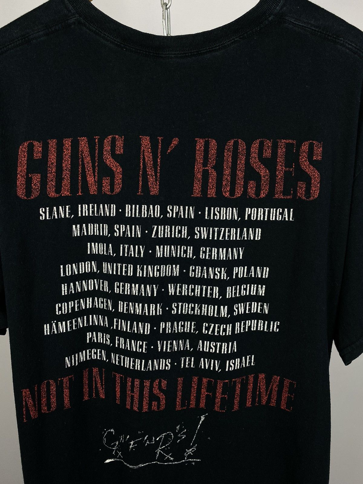 Band Tees Guns’n’Roses T-shirt rock band vintage black size XL Size US XL / EU 56 / 4 - 6 Thumbnail