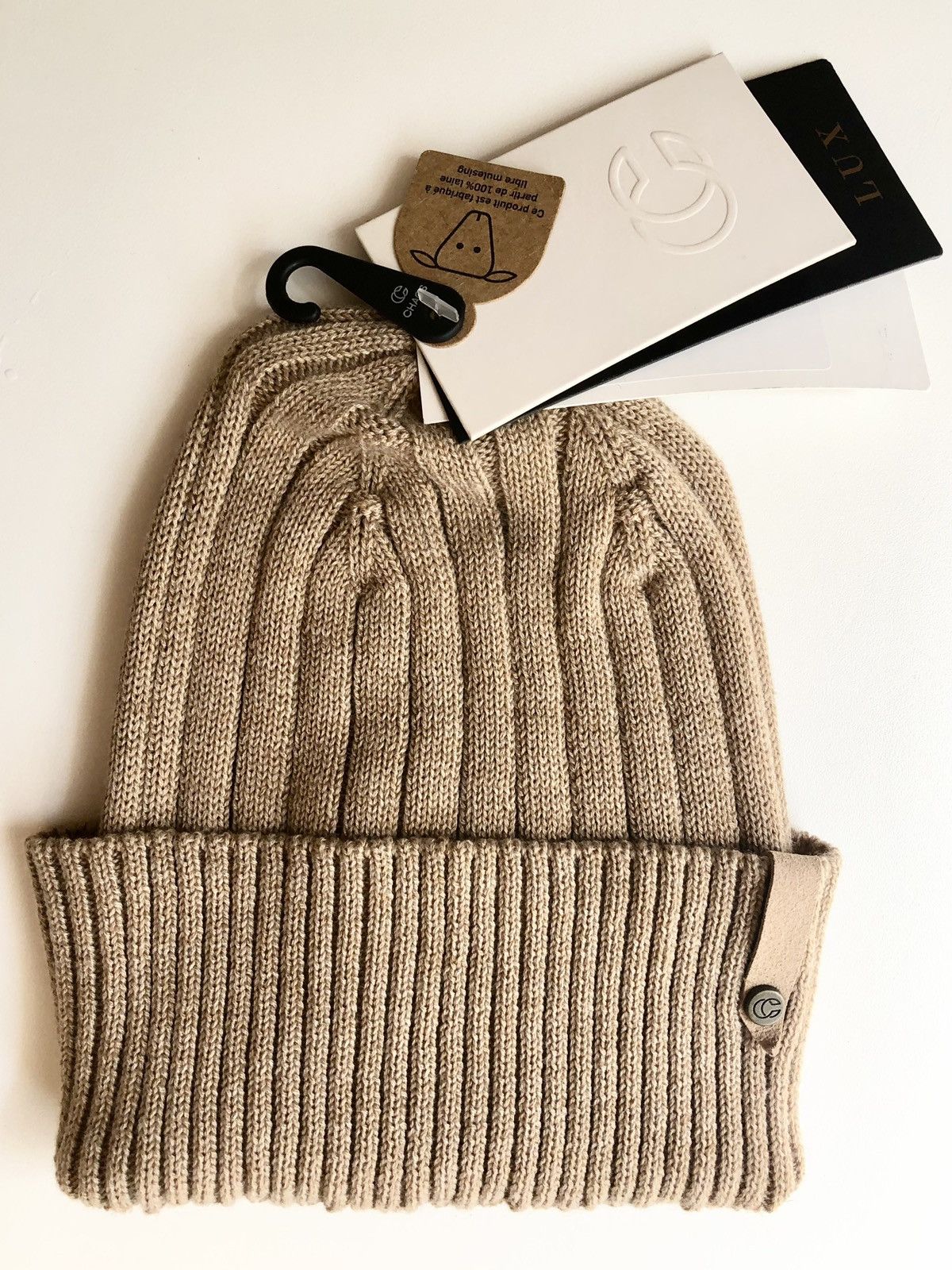 Vintage New Chaos LUX Beanie BEIGE Size ONE SIZE - 1 Thumbnail