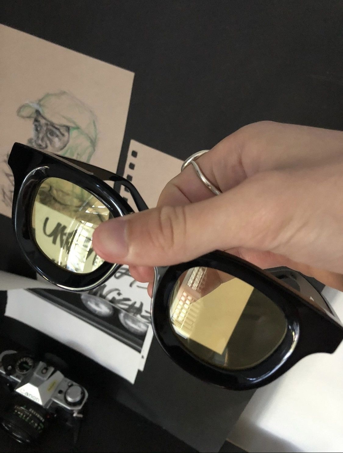 Rhude × Thierry Lasry RHUDE x Thierry Lasry “Rhodeo” Sunglasses Size ONE SIZE - 2 Thumbnail
