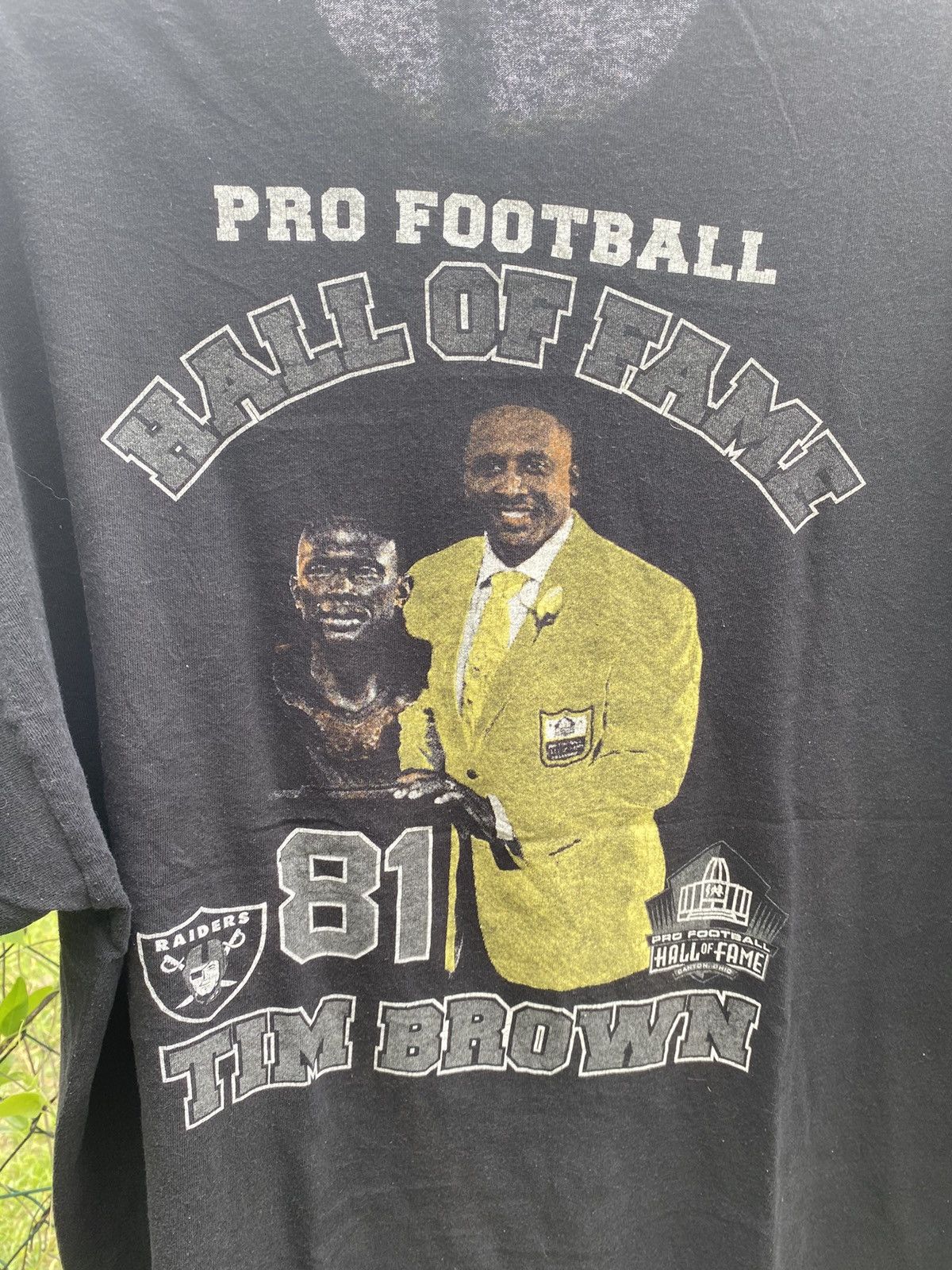 NFL RAIDERS Tim Brown Hall of Fame T-shirt Size US XXL / EU 58 / 5 - 8 Thumbnail