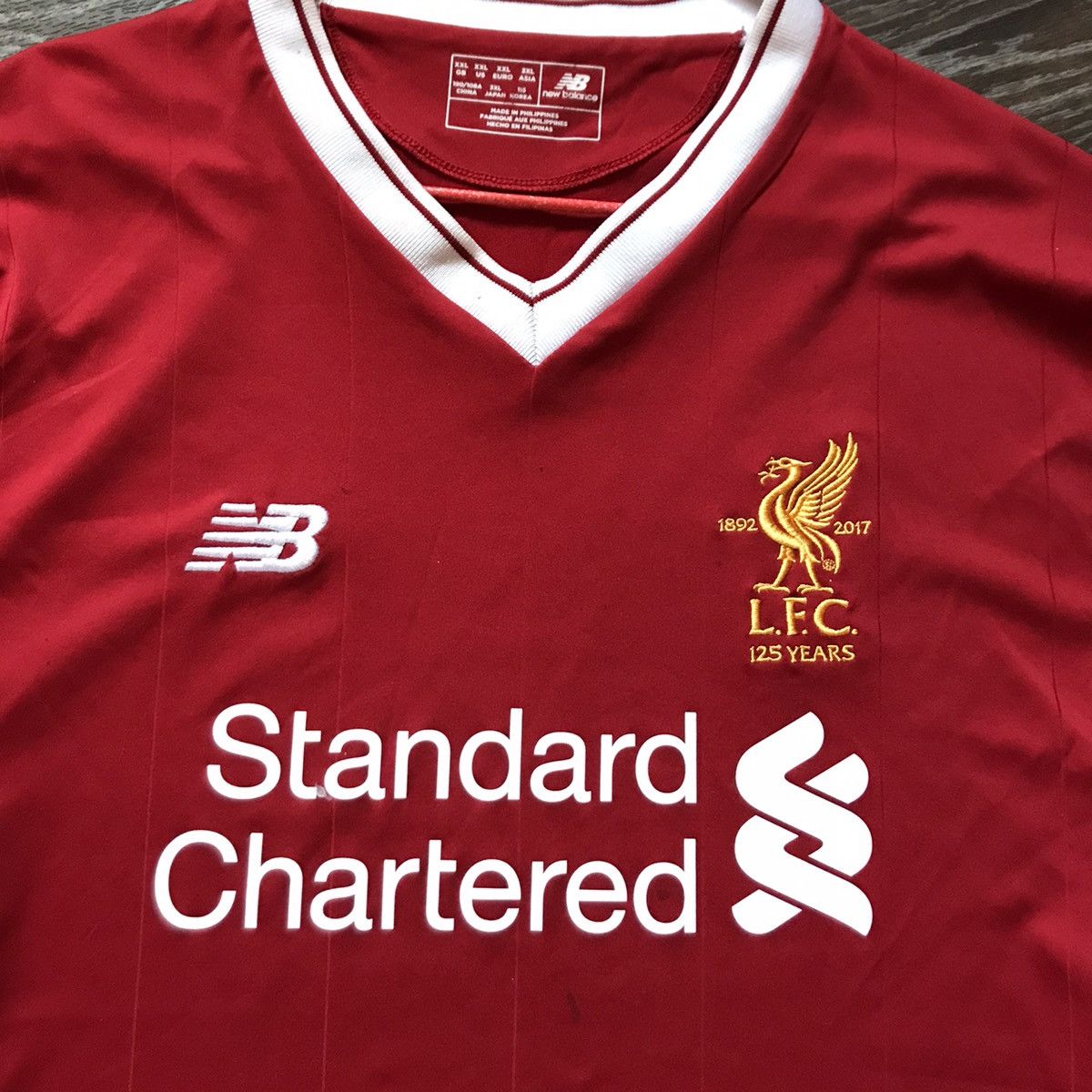 New Balance 2019- 2020 Liverpool Shirt New Balance Home Soccer jersey Size US XXL / EU 58 / 5 - 4 Thumbnail
