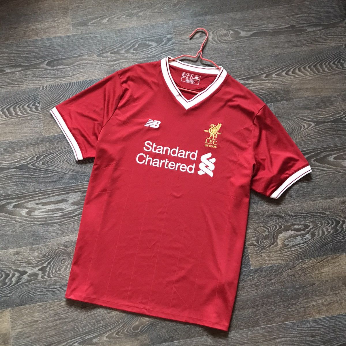 New Balance 2019- 2020 Liverpool Shirt New Balance Home Soccer jersey Size US XXL / EU 58 / 5 - 1 Thumbnail