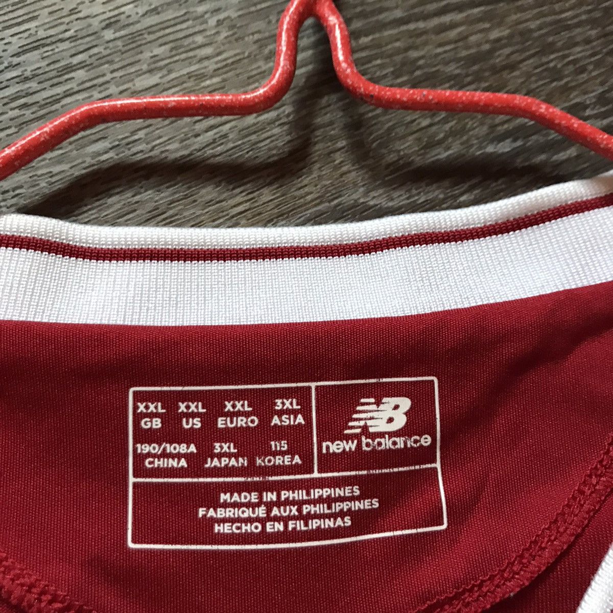 New Balance 2019- 2020 Liverpool Shirt New Balance Home Soccer jersey Size US XXL / EU 58 / 5 - 5 Thumbnail