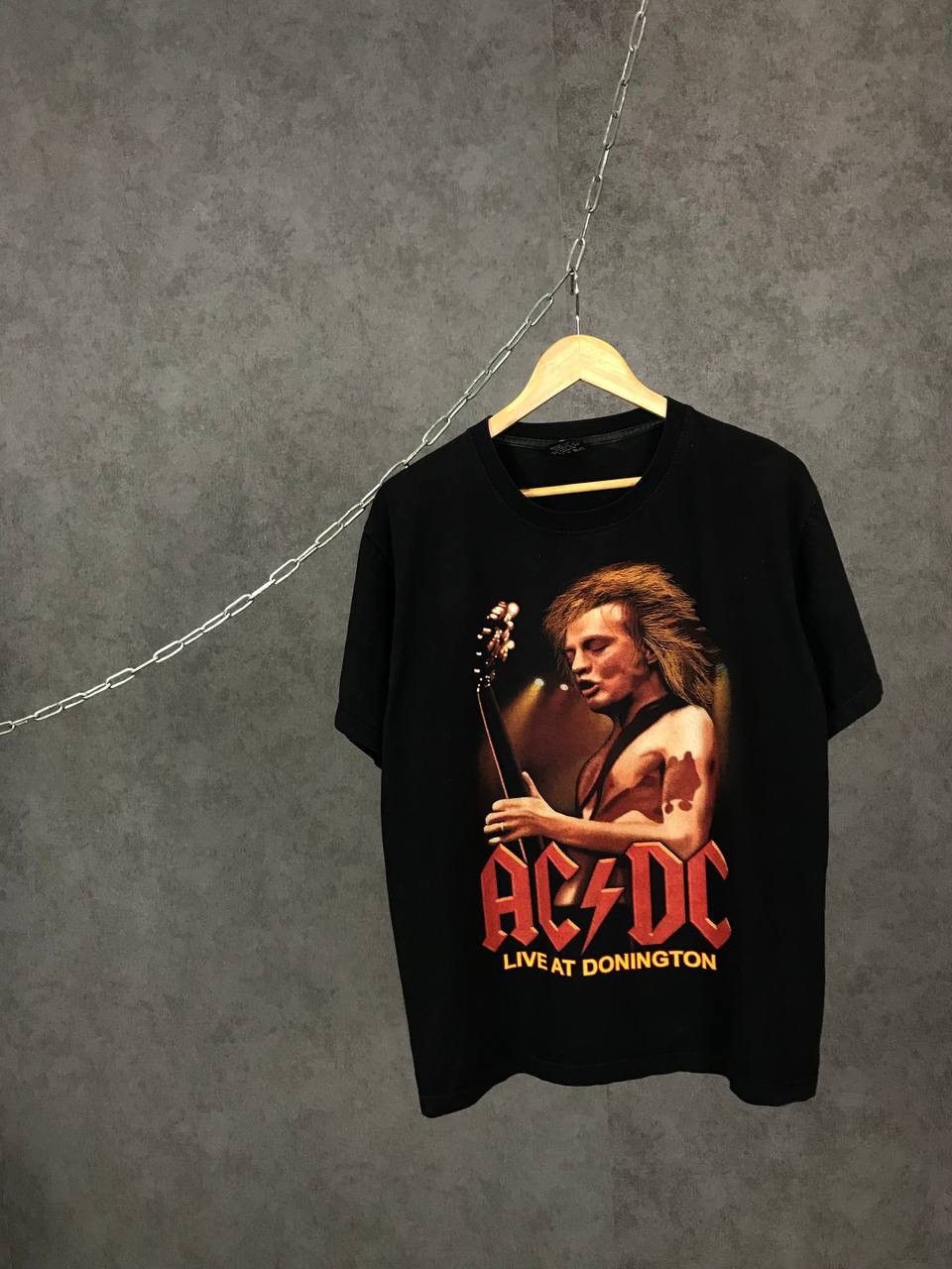 Ac/Dc × Band Tees × Vintage AC/DC vintage overprinted rock band tee ...