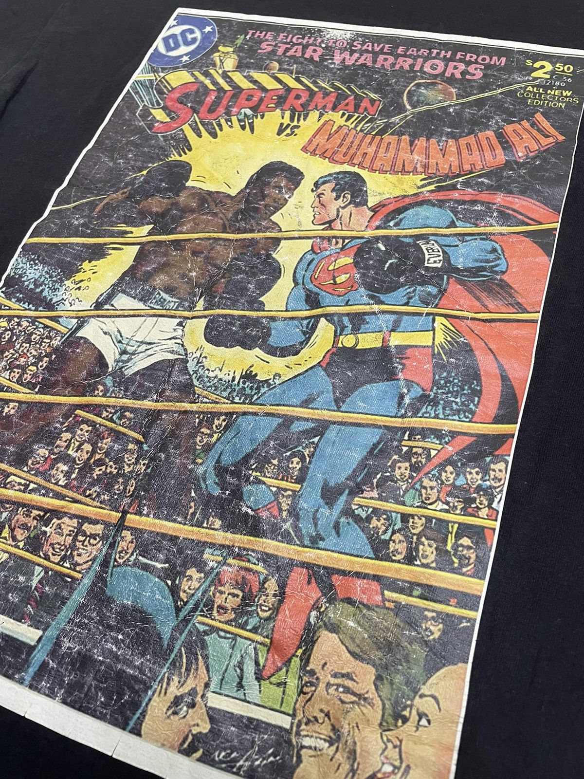 DC Comics Vintage 90s DC Superman vs Muhammad Ali Tee Shirts Size US M / EU 48-50 / 2 - 5 Thumbnail