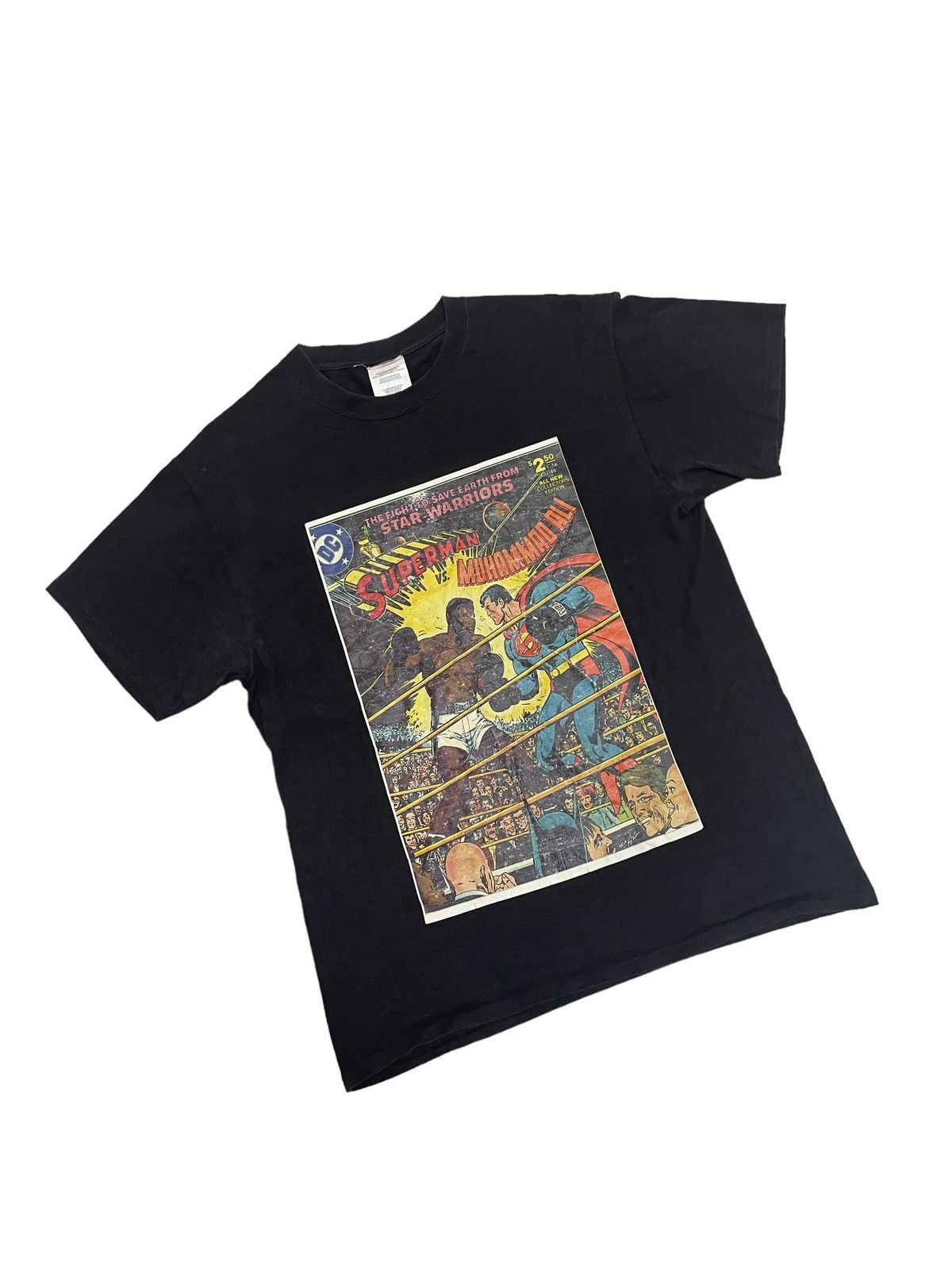 DC Comics Vintage 90s DC Superman vs Muhammad Ali Tee Shirts Size US M / EU 48-50 / 2 - 7 Thumbnail