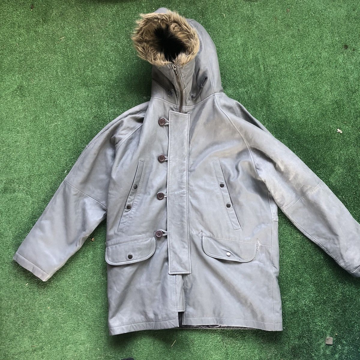 Veste Militaire Free People - Rouge - Taille M - Coton - Occasion Très Bon état (manque Boutons)