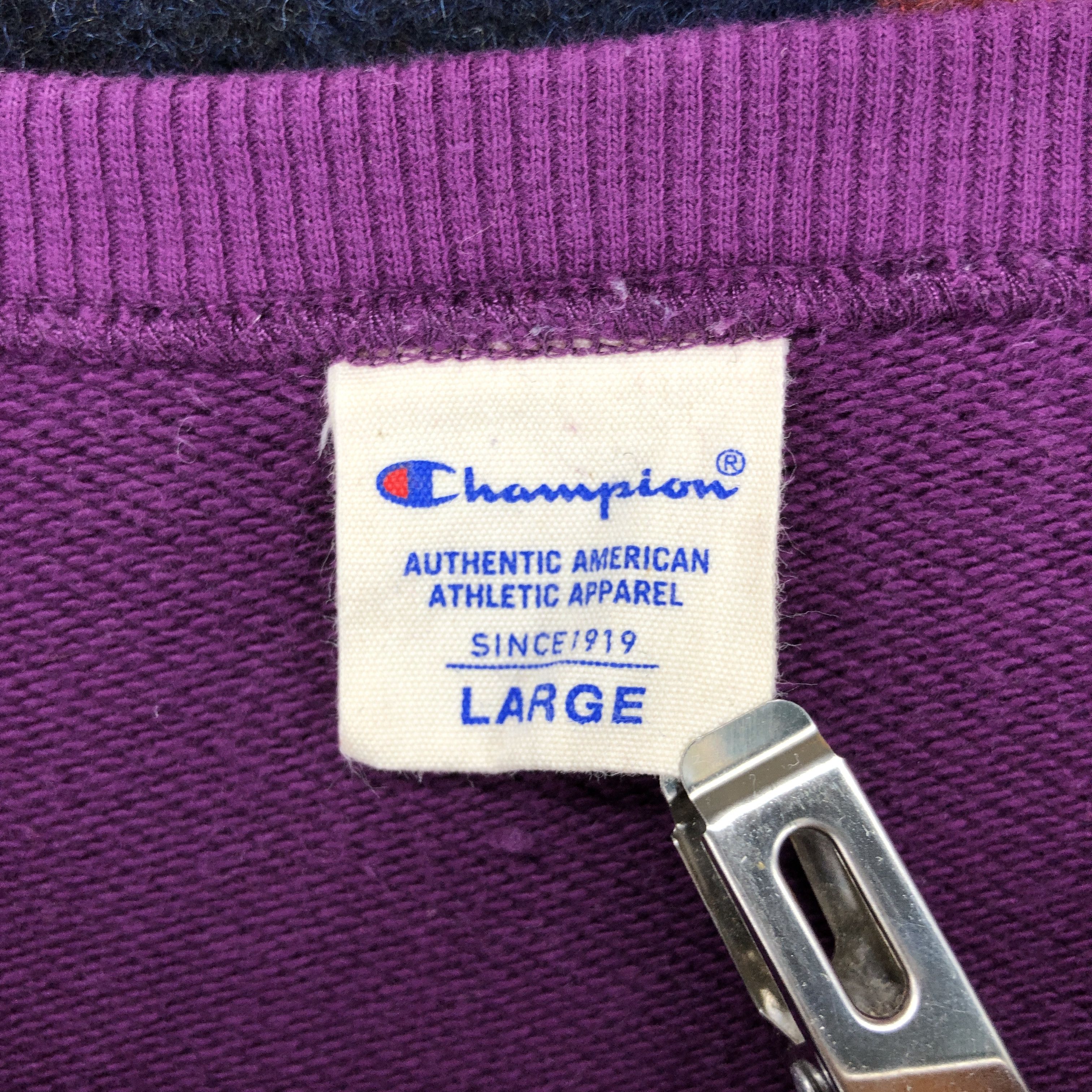 Champion CHAMPION Purple Crew Neck Sweatshirt #0360/P Size US M / EU 48-50 / 2 - 4 Thumbnail