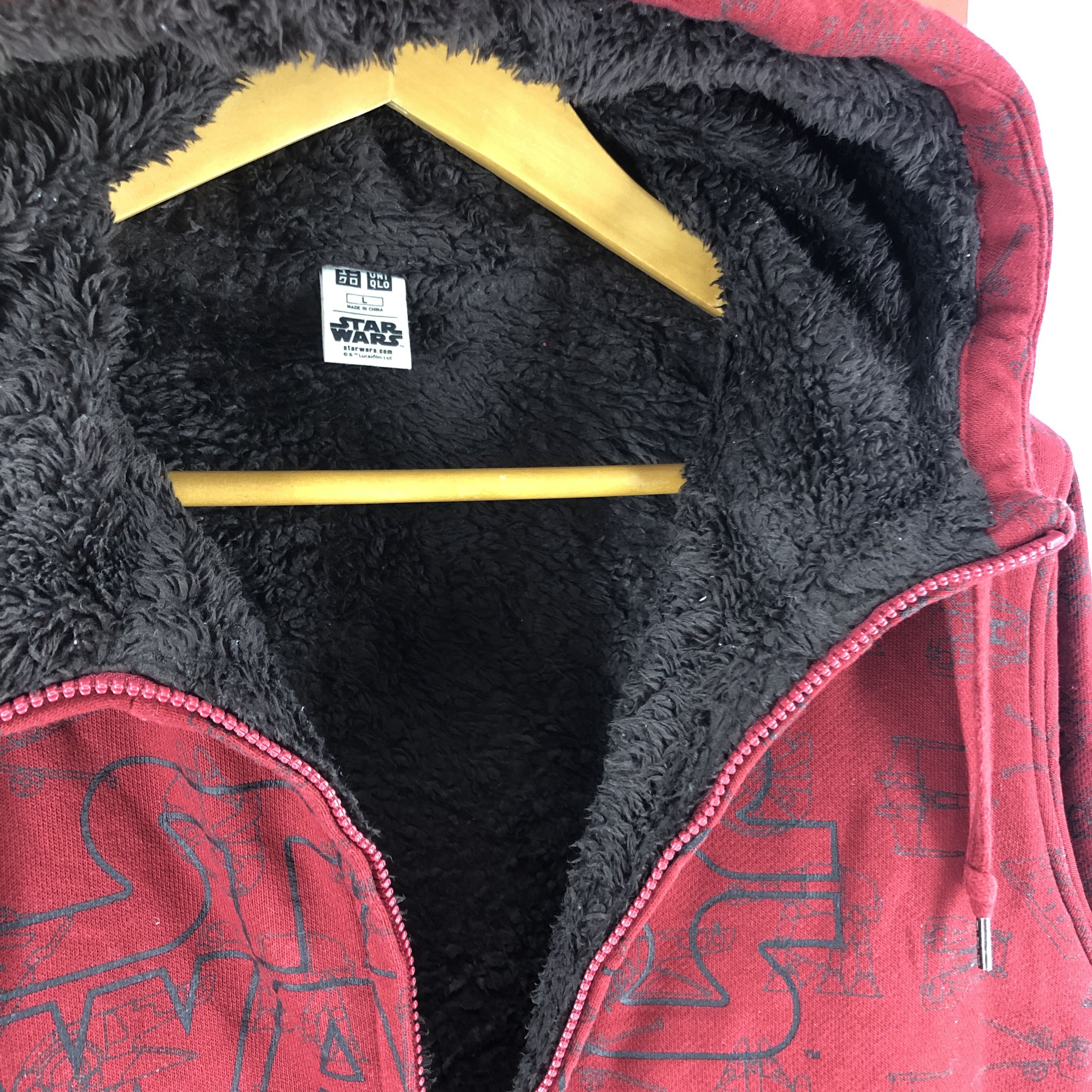 Uniqlo STAR WARS x UNIQLO Fur Zipper Hoodie #0840/AD Size US M / EU 48-50 / 2 - 6 Thumbnail